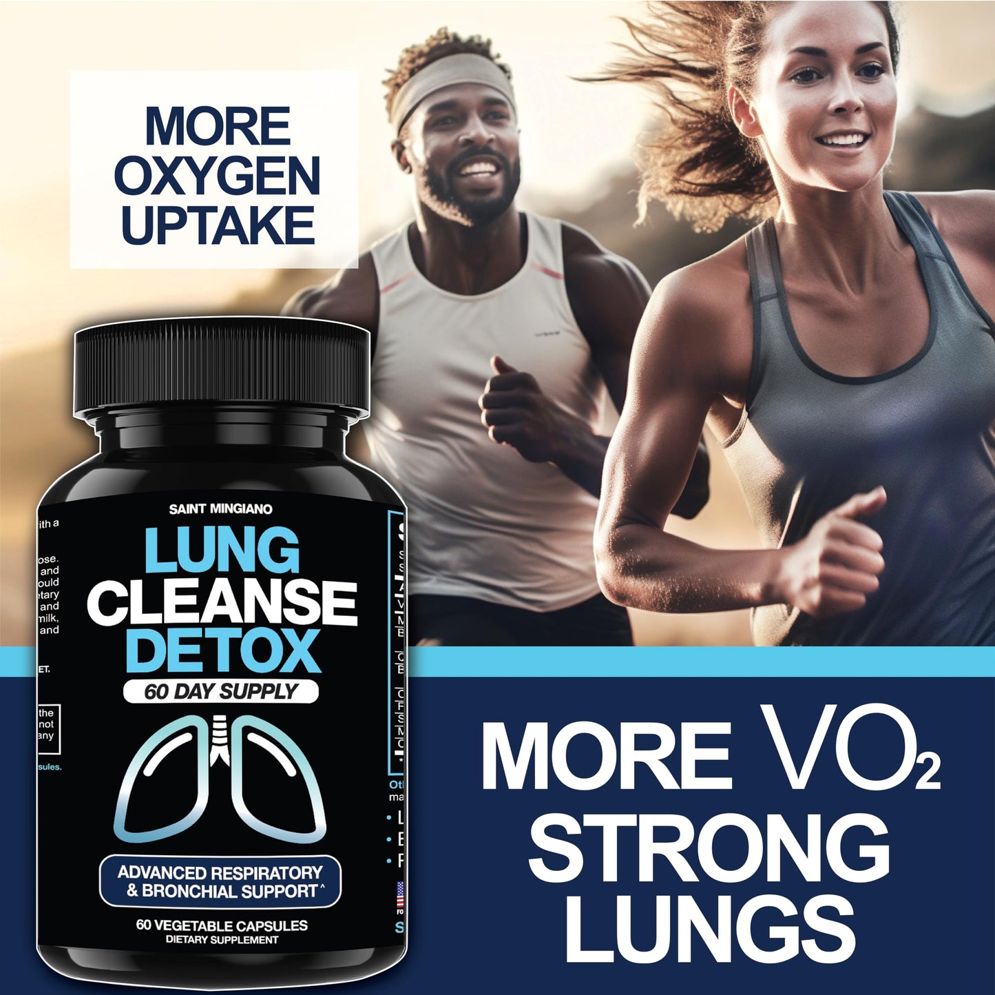 Saint Mingiano Lung Cleanse Detox Capsule 60 Capsules