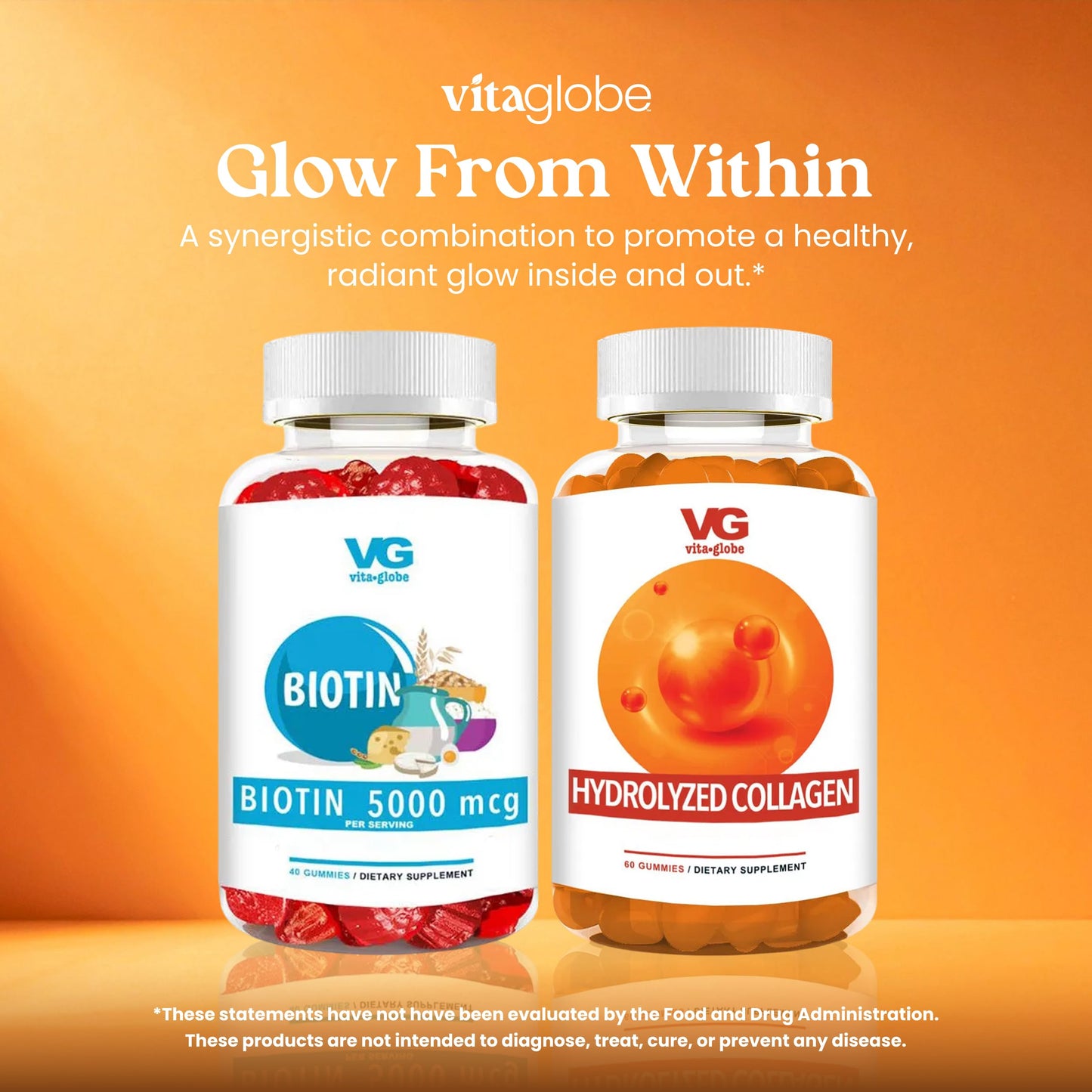 VITA GLOBE Collagen Gummies 60 Count