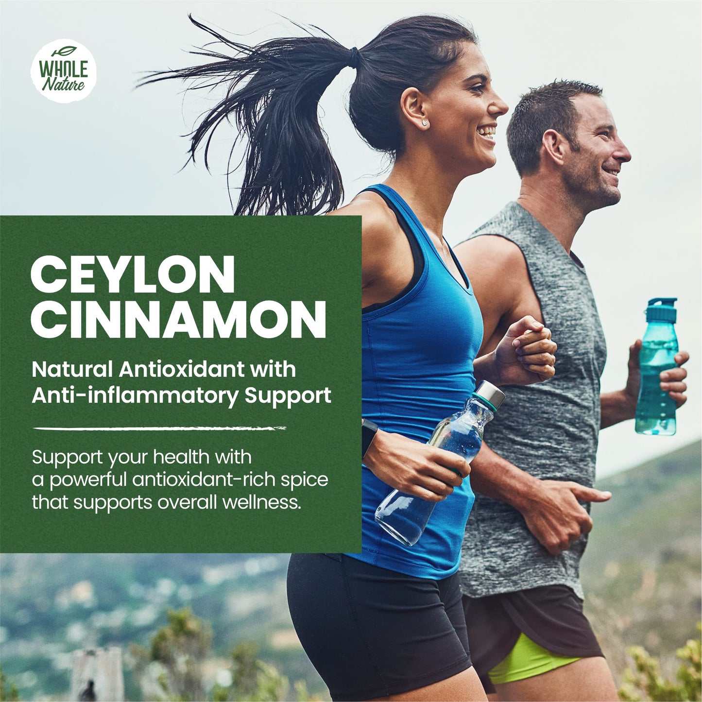 Whole Nature Cinnamon Capsules 1200mg Capsule, 60 Count
