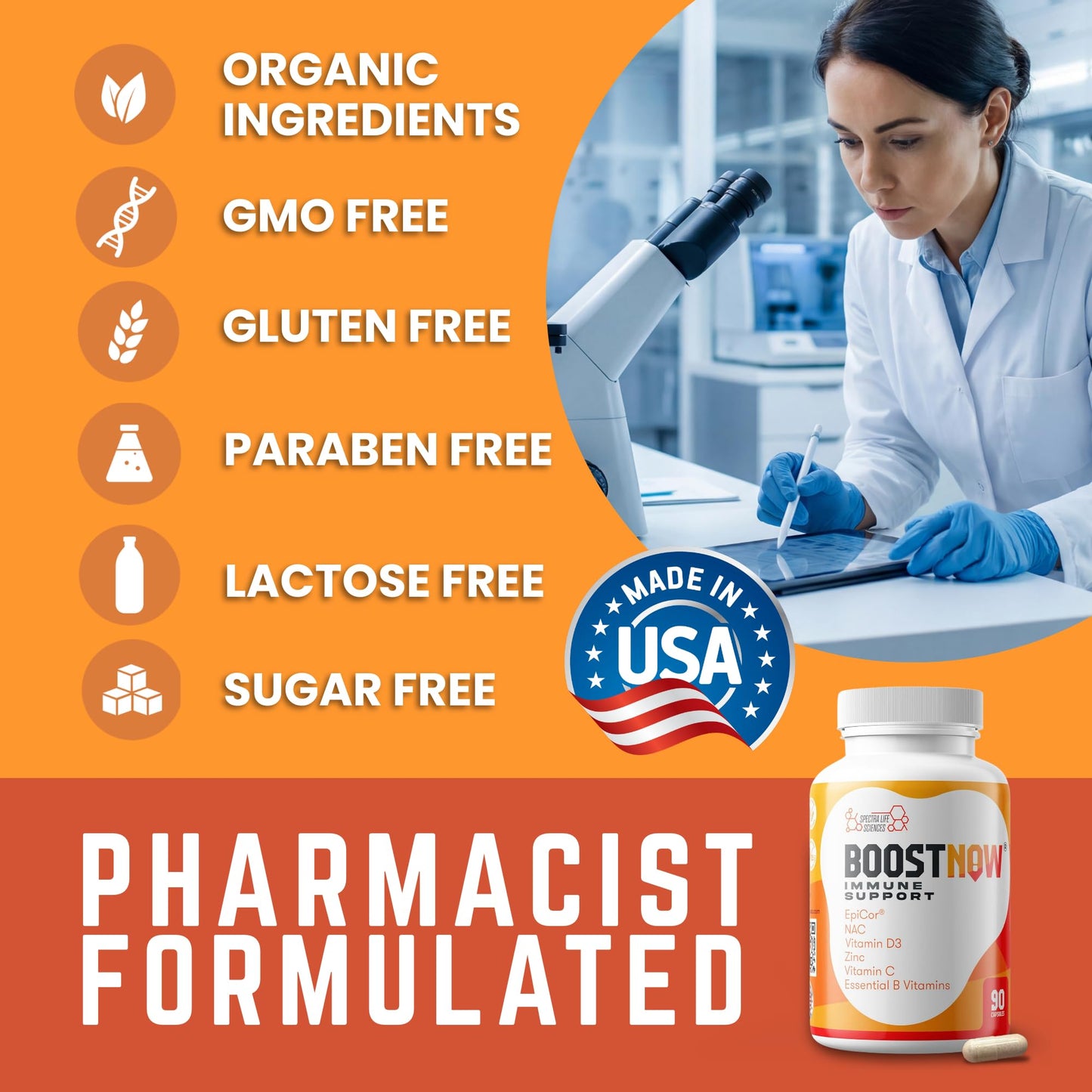 BoostNow Immune Support Capsules, 90 Count