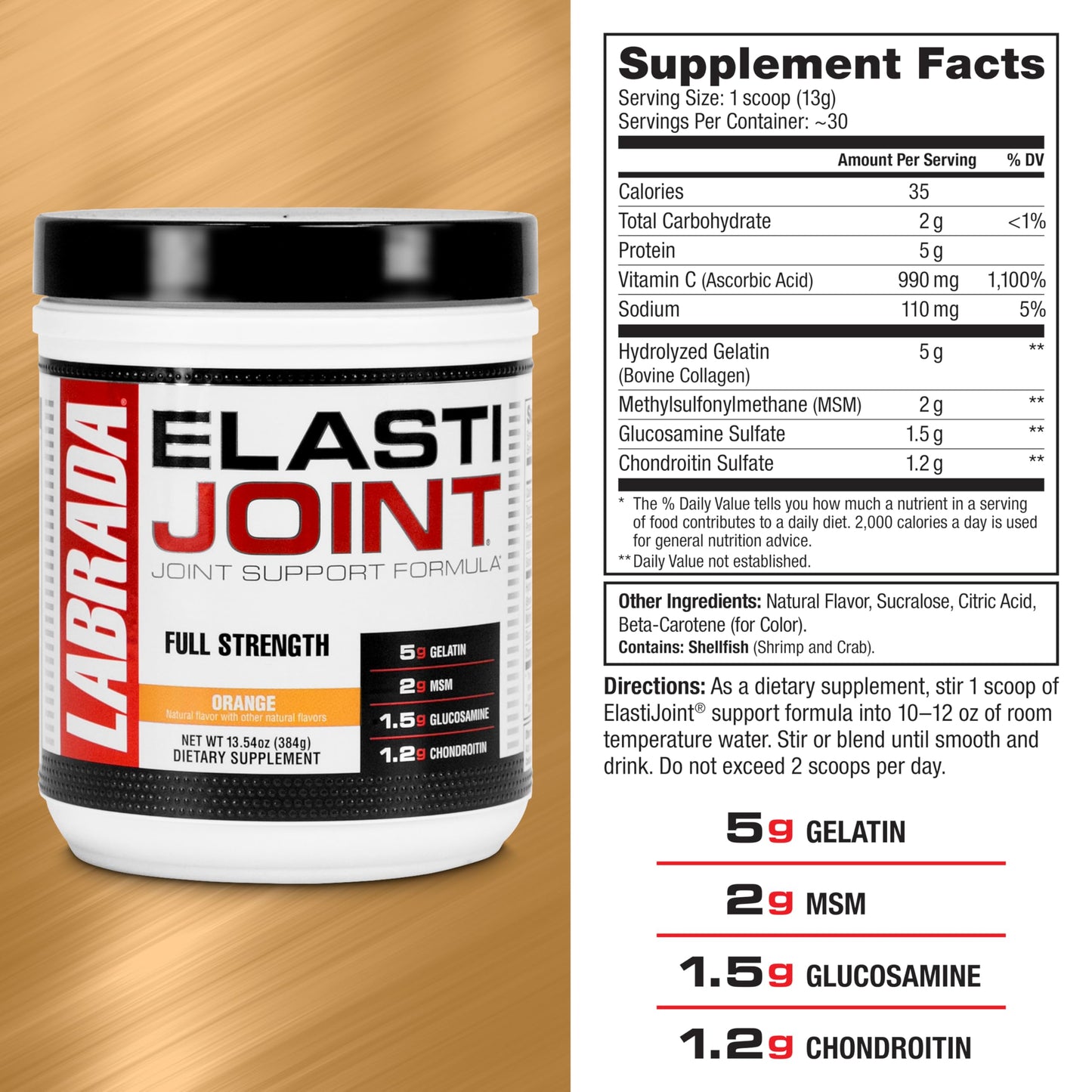 Labrada Elastijoint Powder 30 Servings