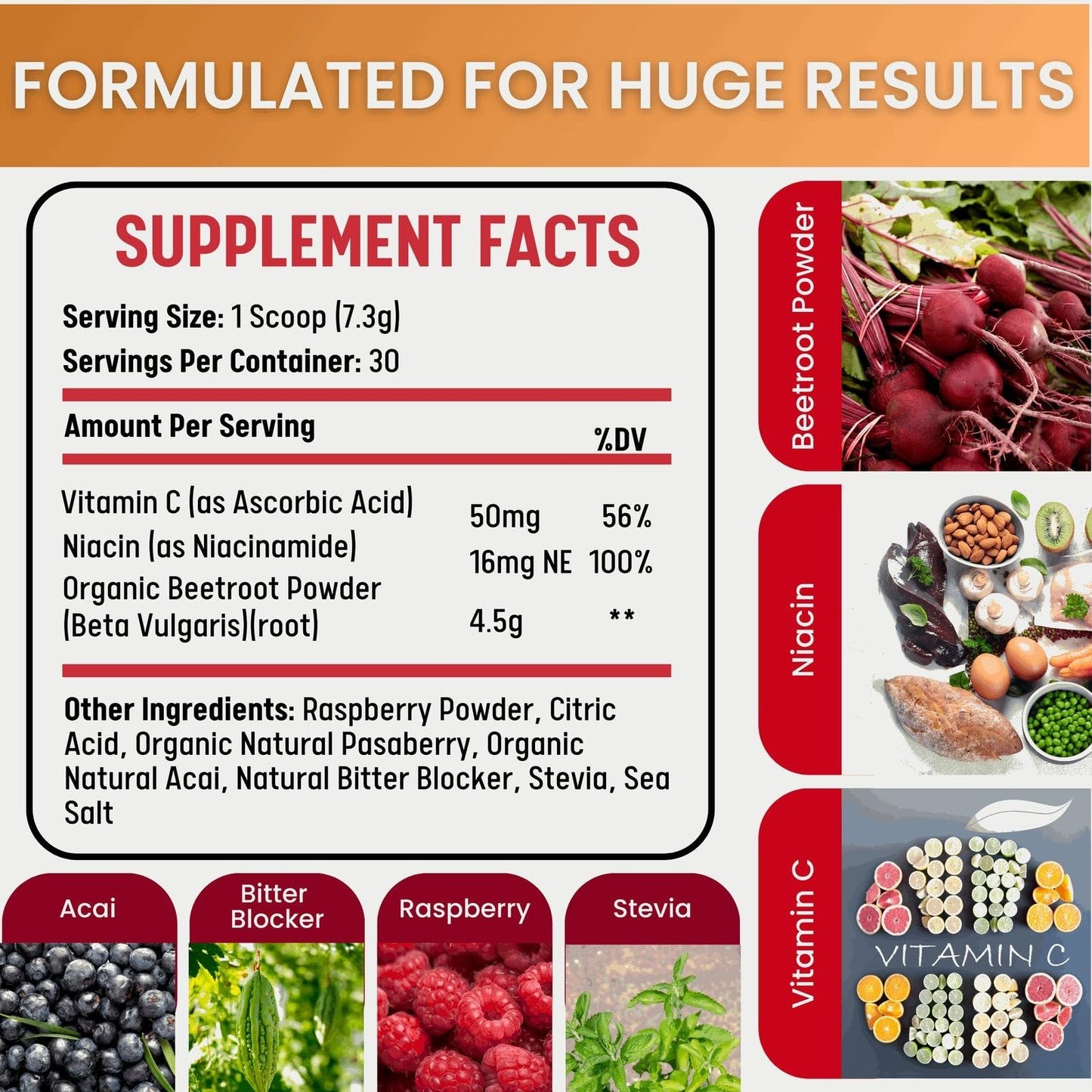 healblend Organic Beet Root Powder, 3 Ounce (Pack of 1)