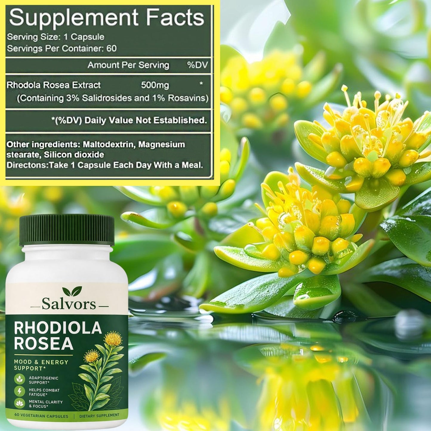 Ribili Rhodiola Rosea Powder 2 oz