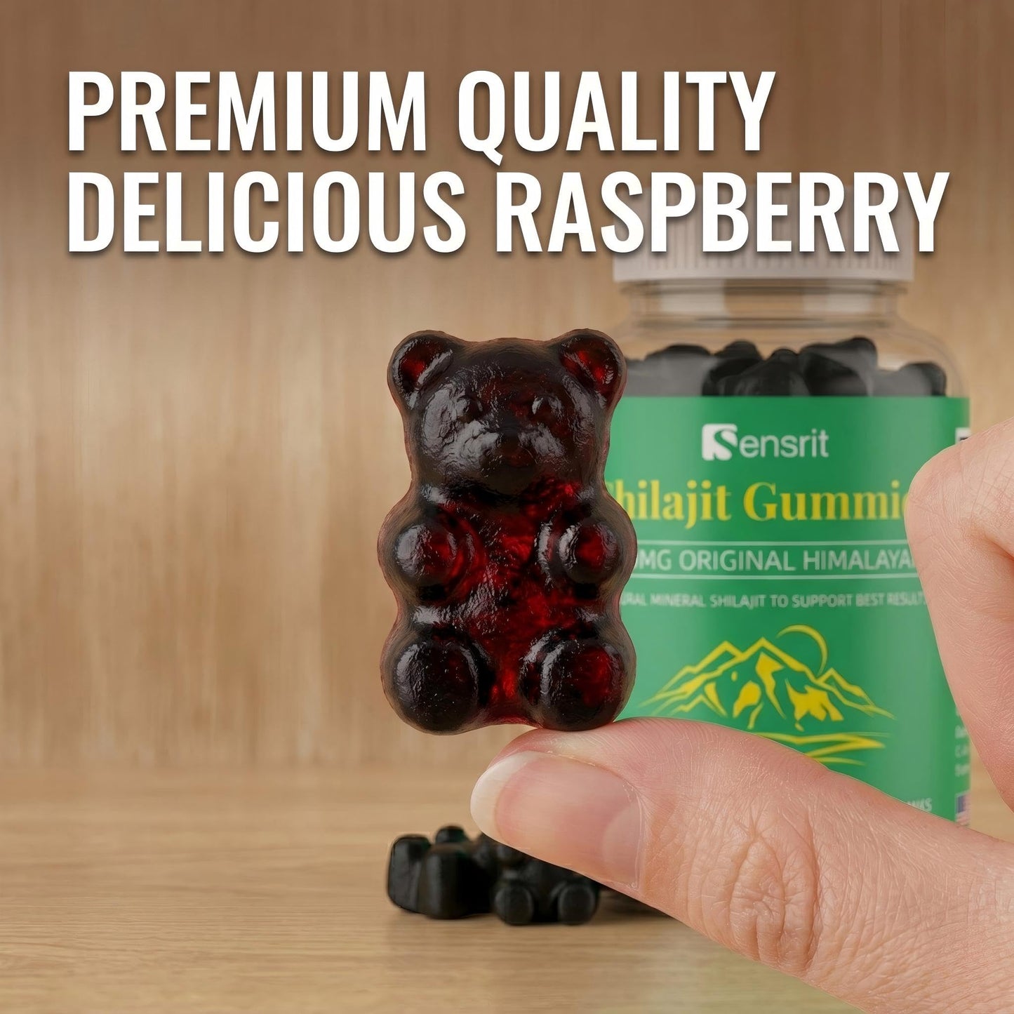 Sensrit Himalayan Shilajit Gummies 600mg, 60 Gummies