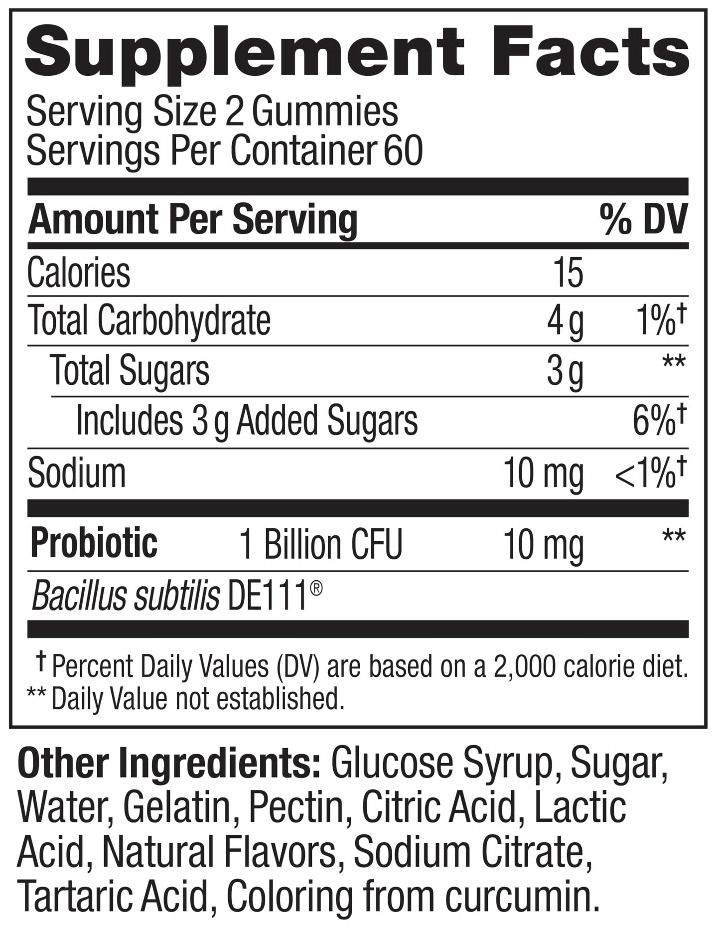 OLLY Probiotic Gummy Immune and Digestive Support, 1 Billion CFUs, Mango, 120 Count