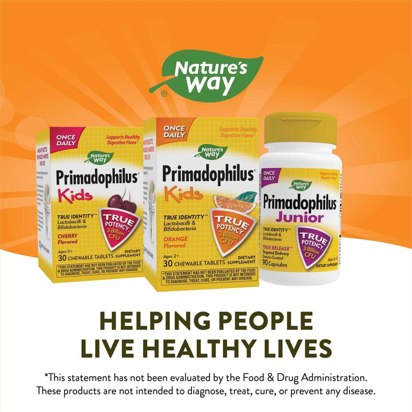Nature's Way Primadophilus Kids 3 Billion Chewables 60