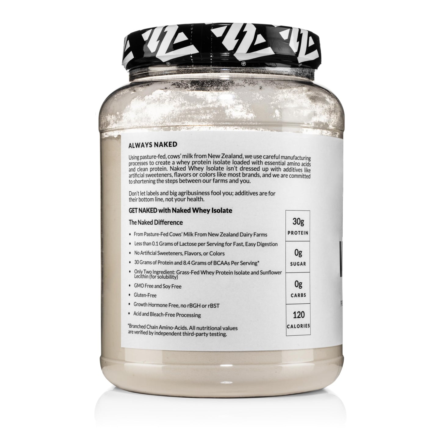 NAKED Whey Isolate Protein Powder, 32 Servings