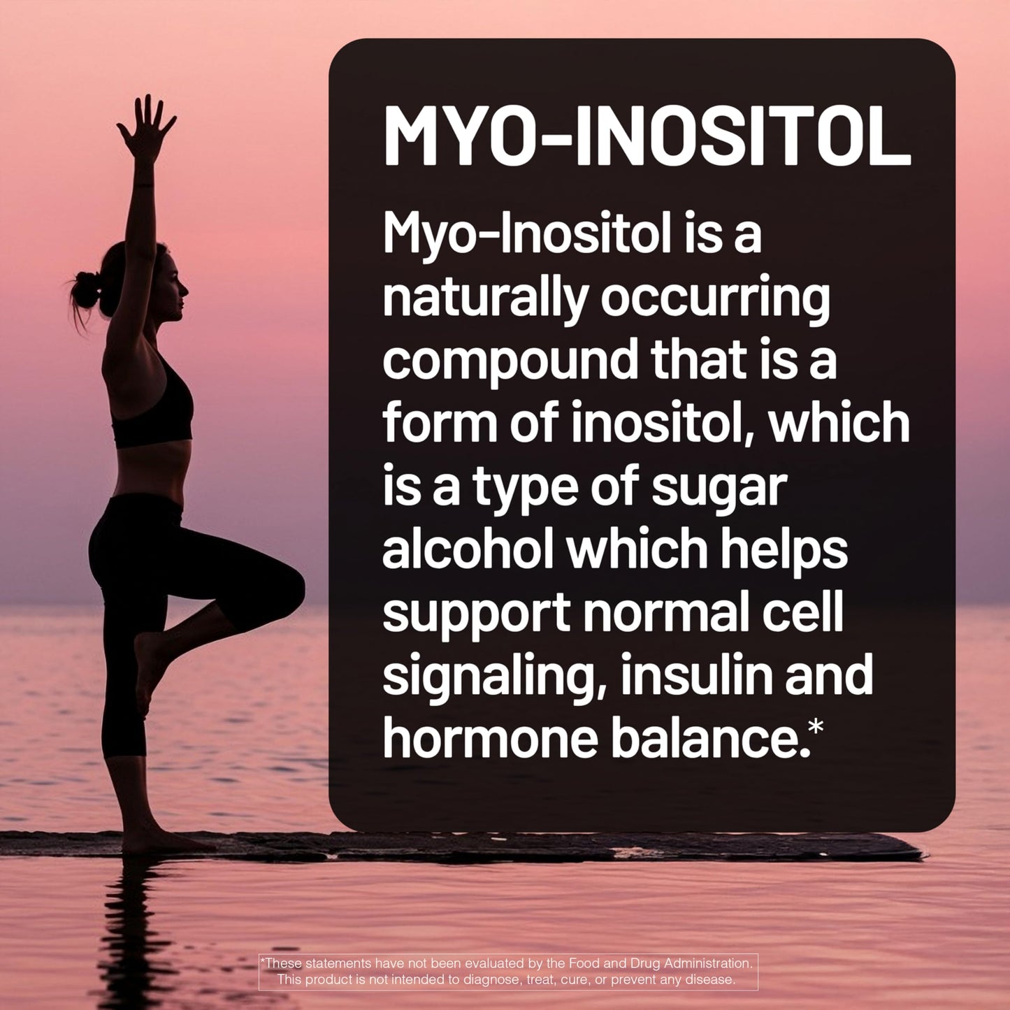 NatureWise Myo-Inositol & D-Chiro Inositol Supplement for Women, Capsule, 120 Count