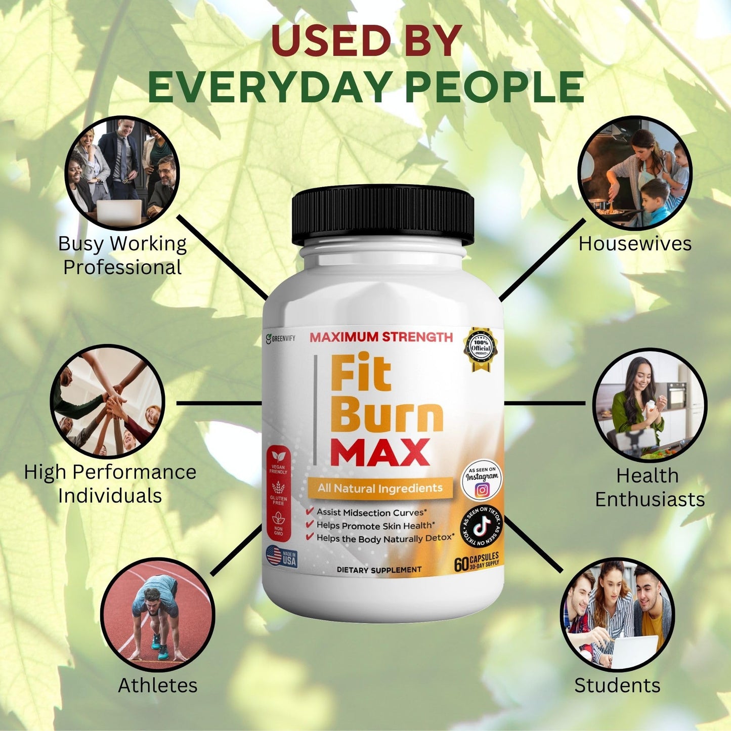 GREENVIFY Fit Burn Max Capsule 60 Capsules