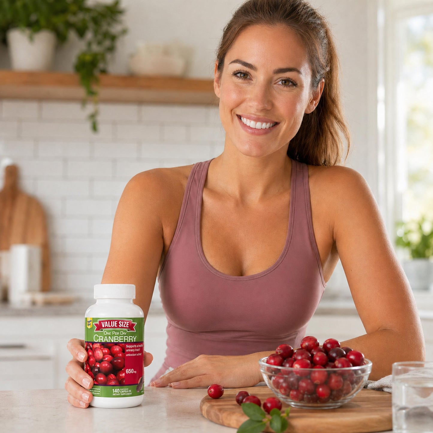 Generic Nature Cranberry 650mg Capsules 140 Count