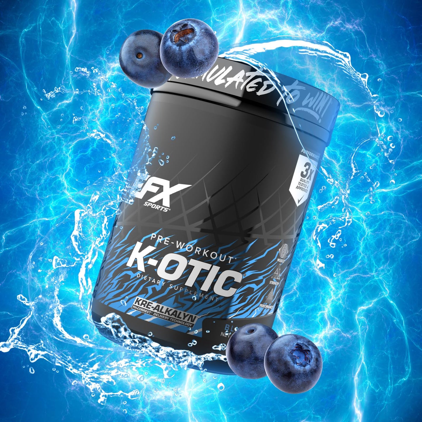 EFX Sports K-OTIC Pre Workout Powder 17.64 oz
