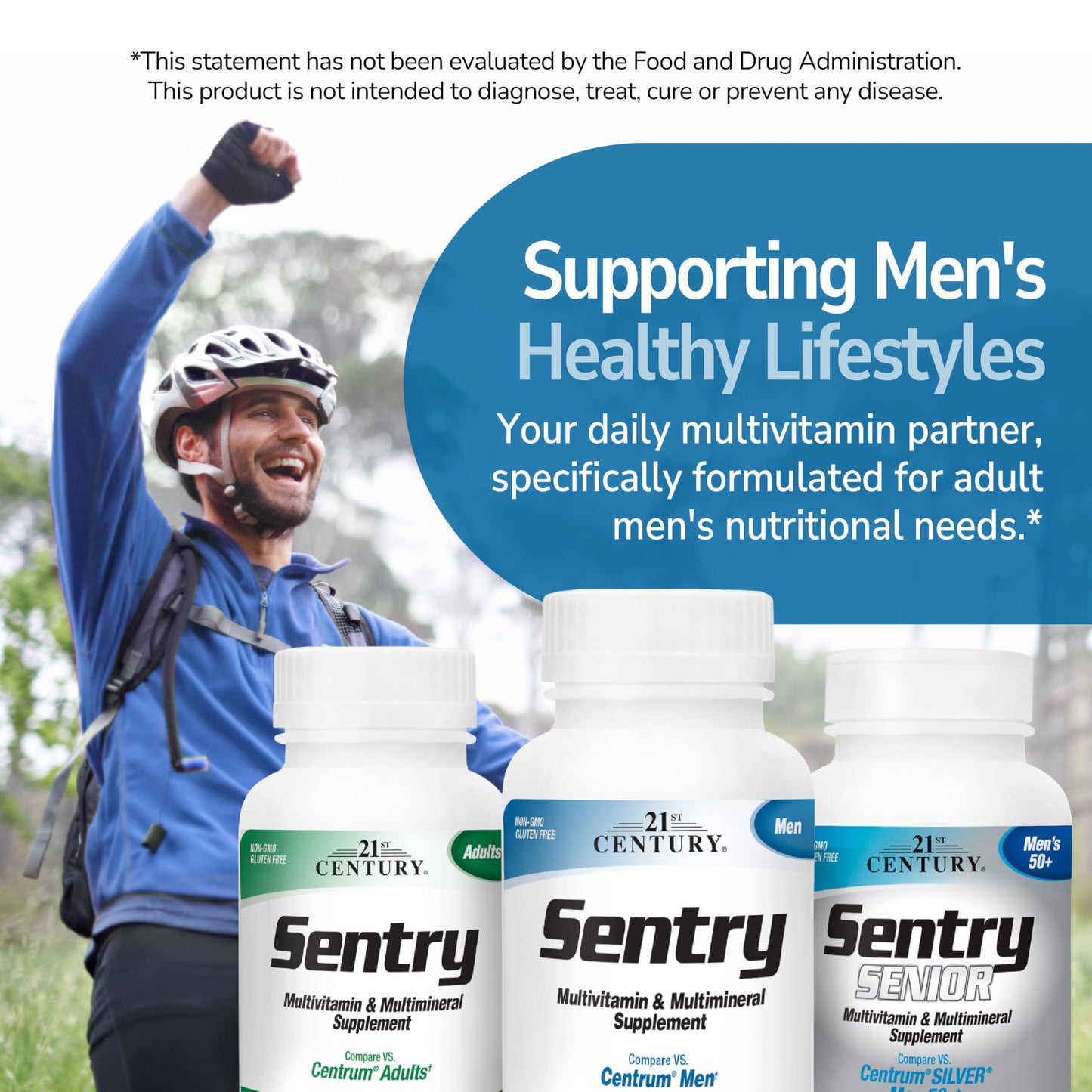 21st Century Sentry Men Multivitamin Tablet, 120 Count