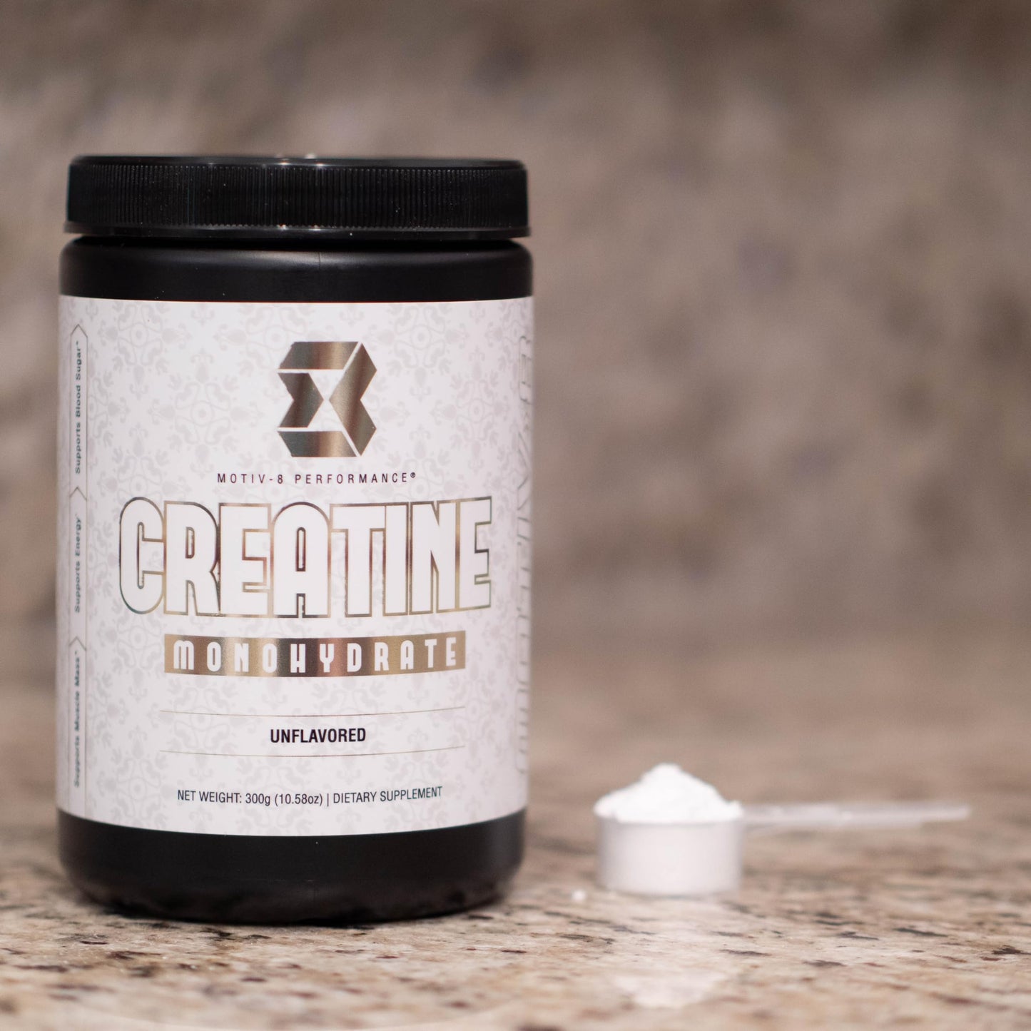 Motiv-8 Creatine Monohydrate Powder, 10.58 Ounce