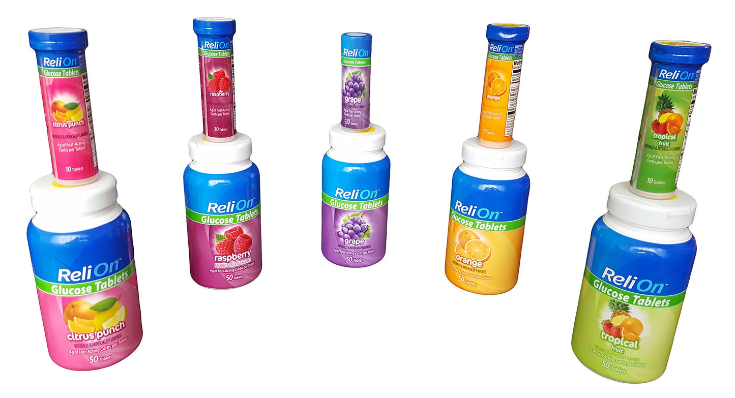 Reli On Glucose Tablets Tropical Fruit, 1 Tablet