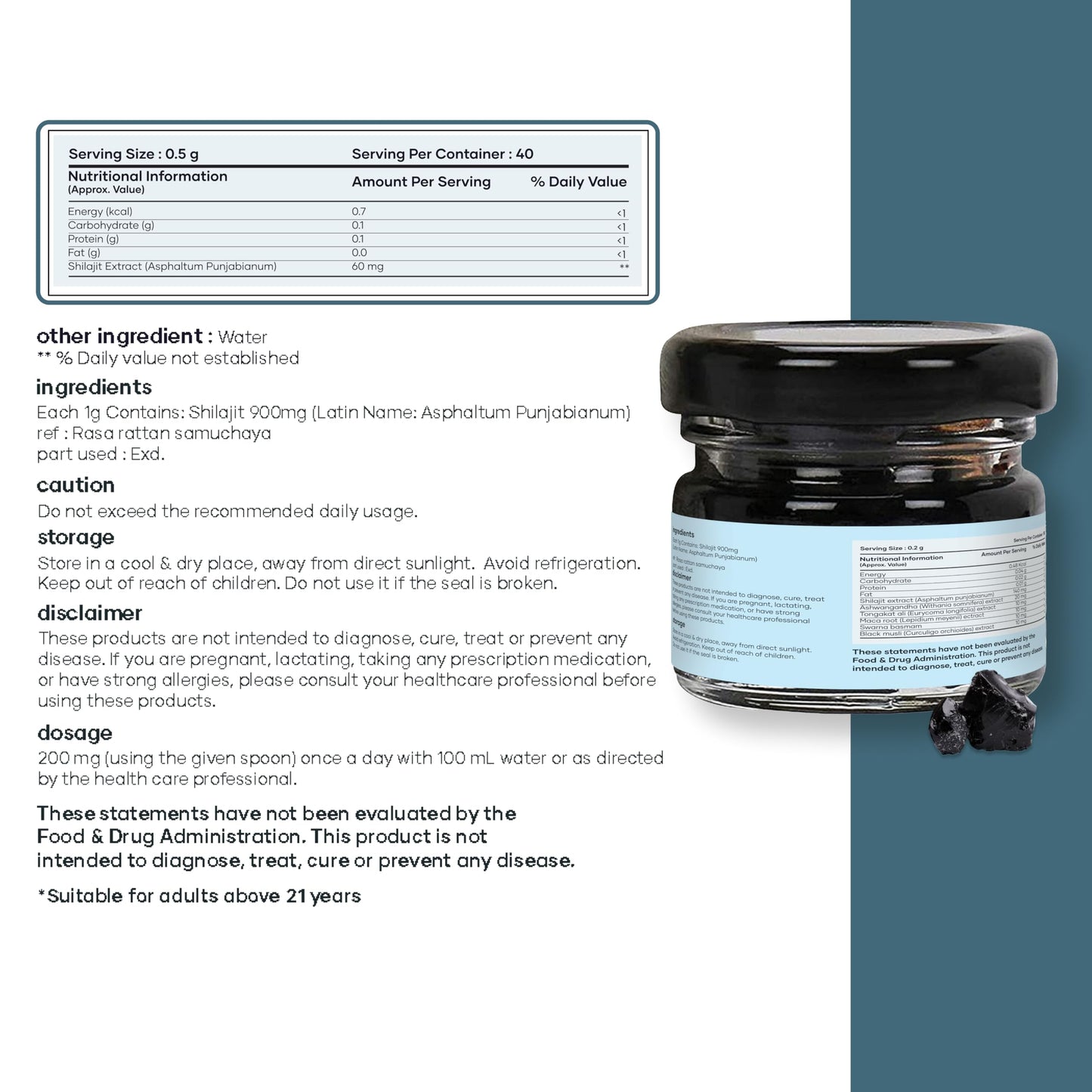 Mars by GHC Himalayan Organic Shilajit Resin Softgel 1 Count