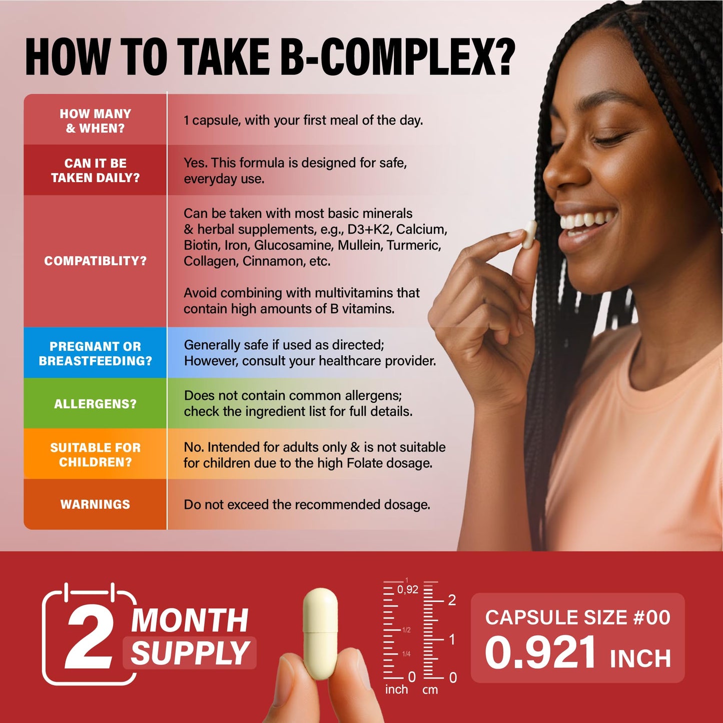 NUTRAHARMONY Vitamin B Complex Capsule 60 Capsules