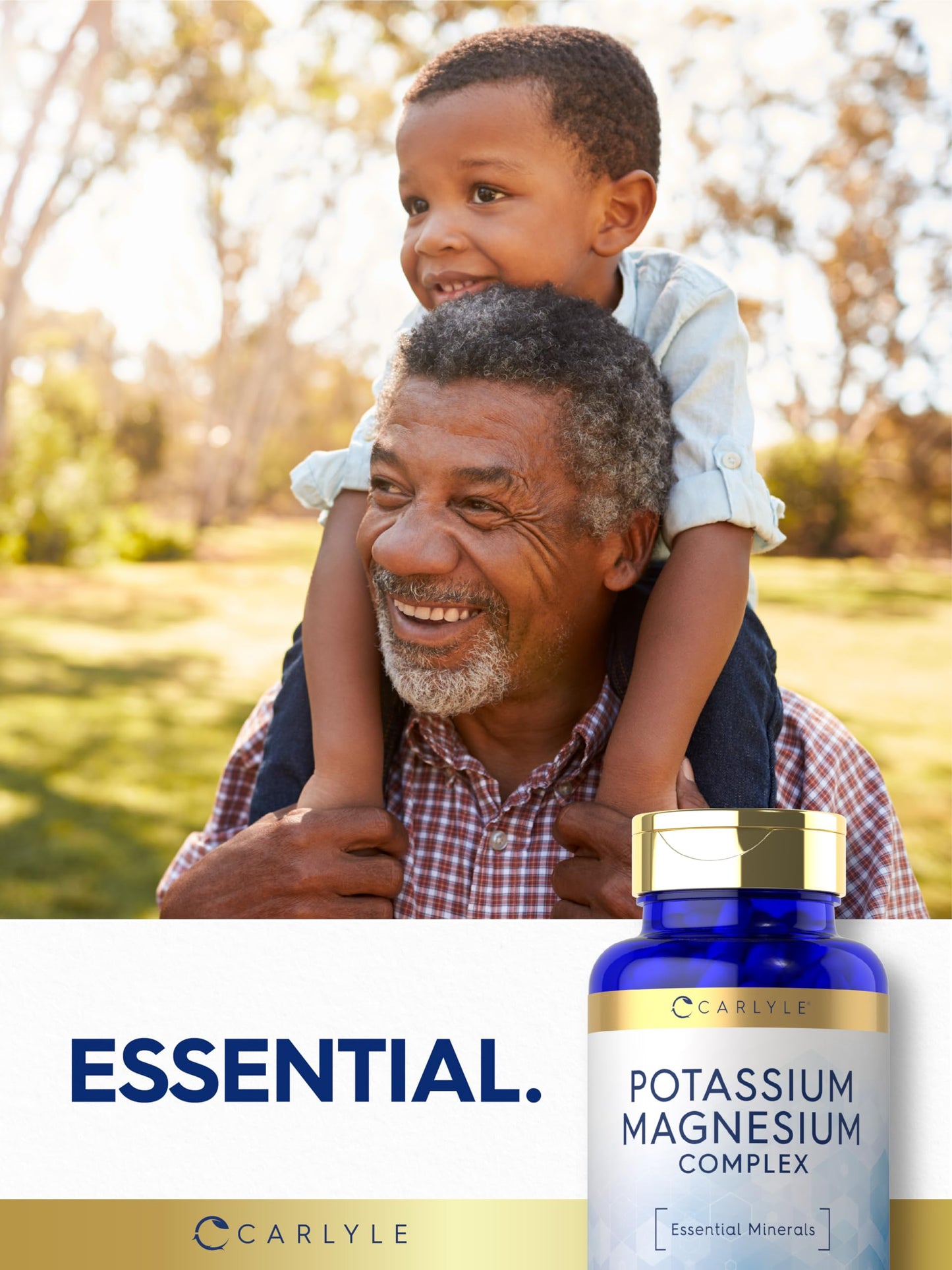 Carlyle Potassium Magnesium Supplement Capsules, 200 Capsules