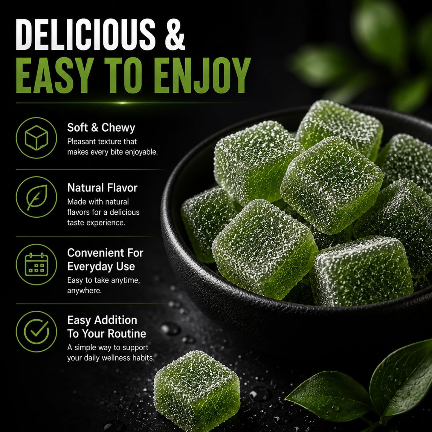 Tfnovg Pre-Sauna Gummies with Clinoptilolite Zeolite + Acacia Fiber, 60 Gummies