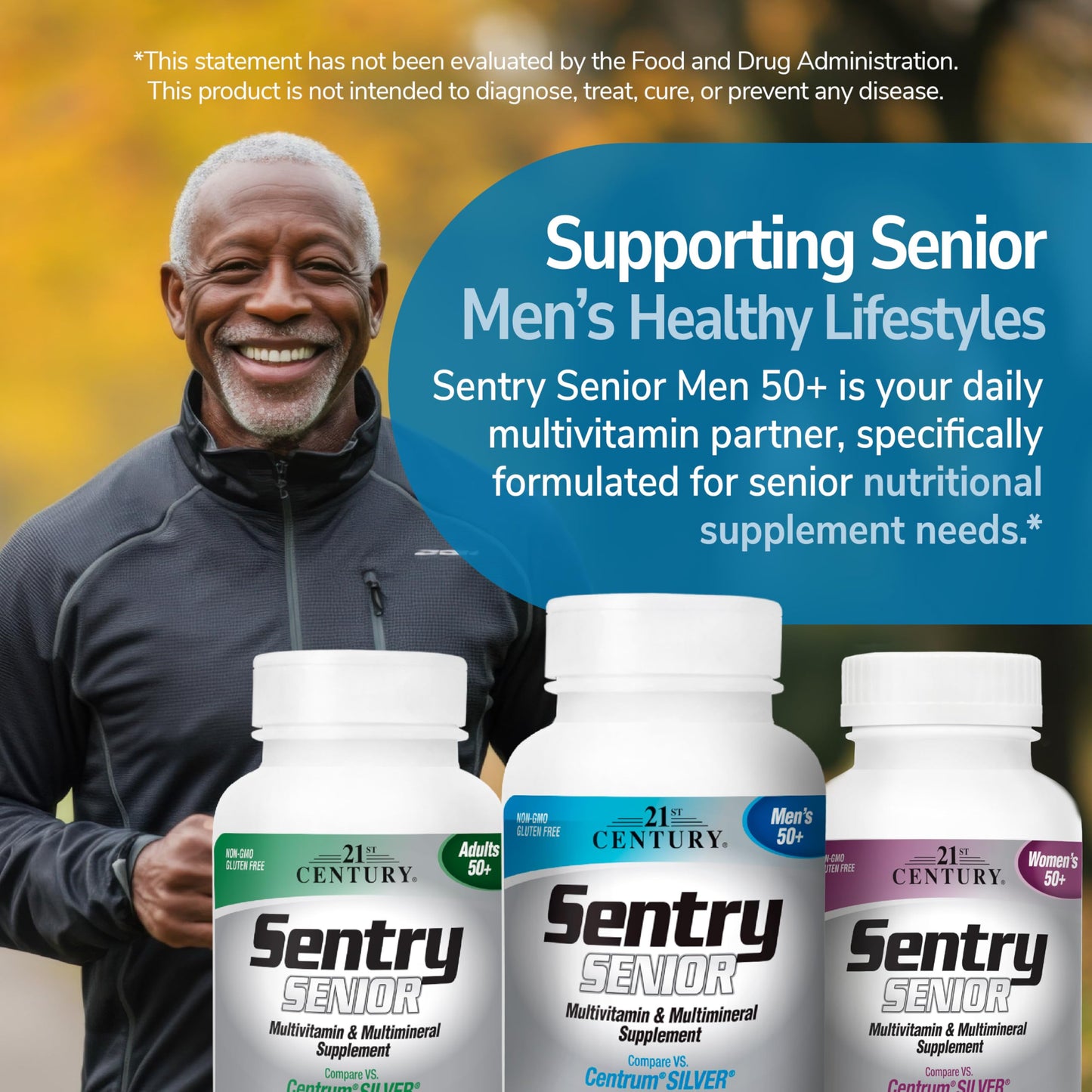 21st Century Sentry Senior Men 50Plus Tablet 100 Tablets
