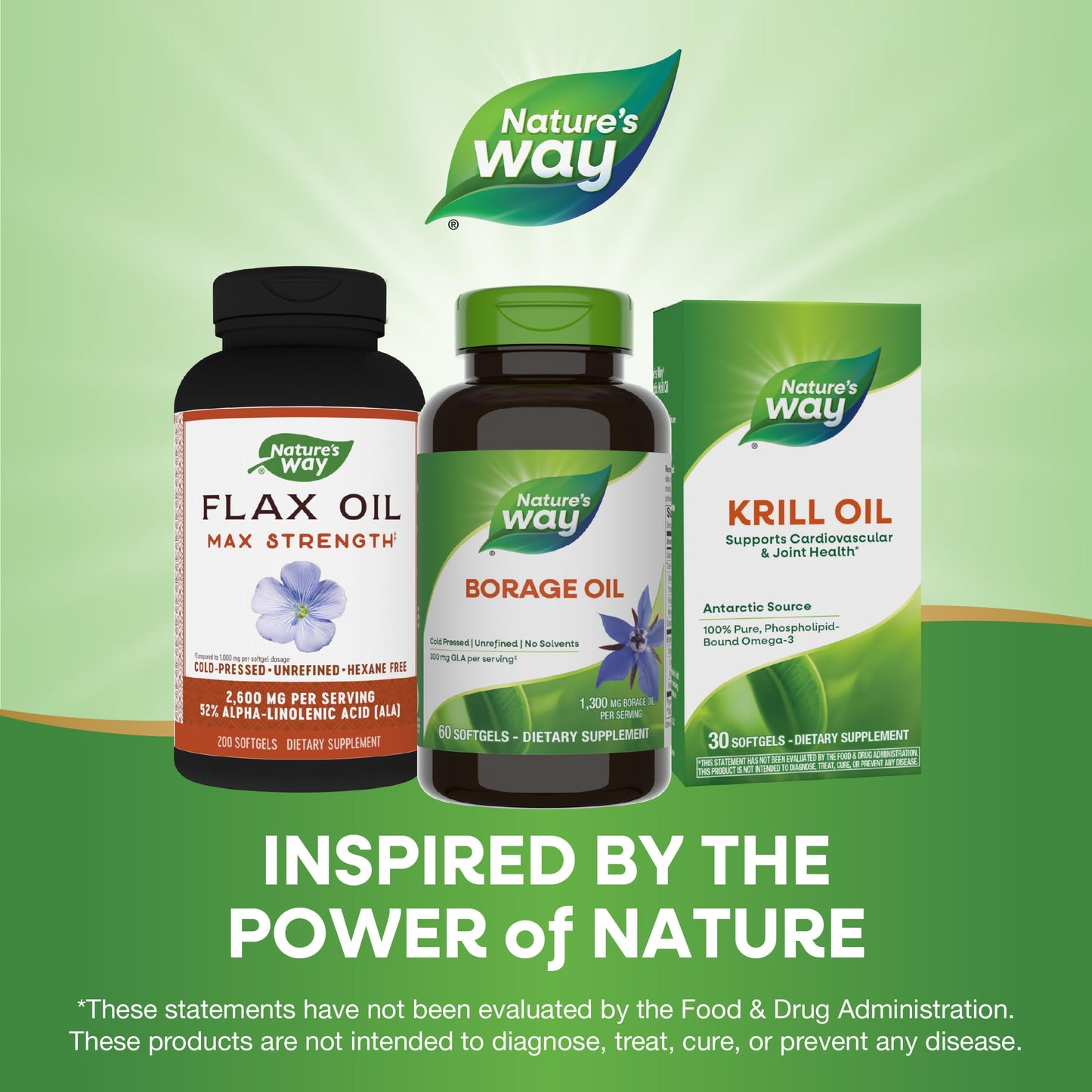 Nature's Way Borage Oil Softgels 60 Count
