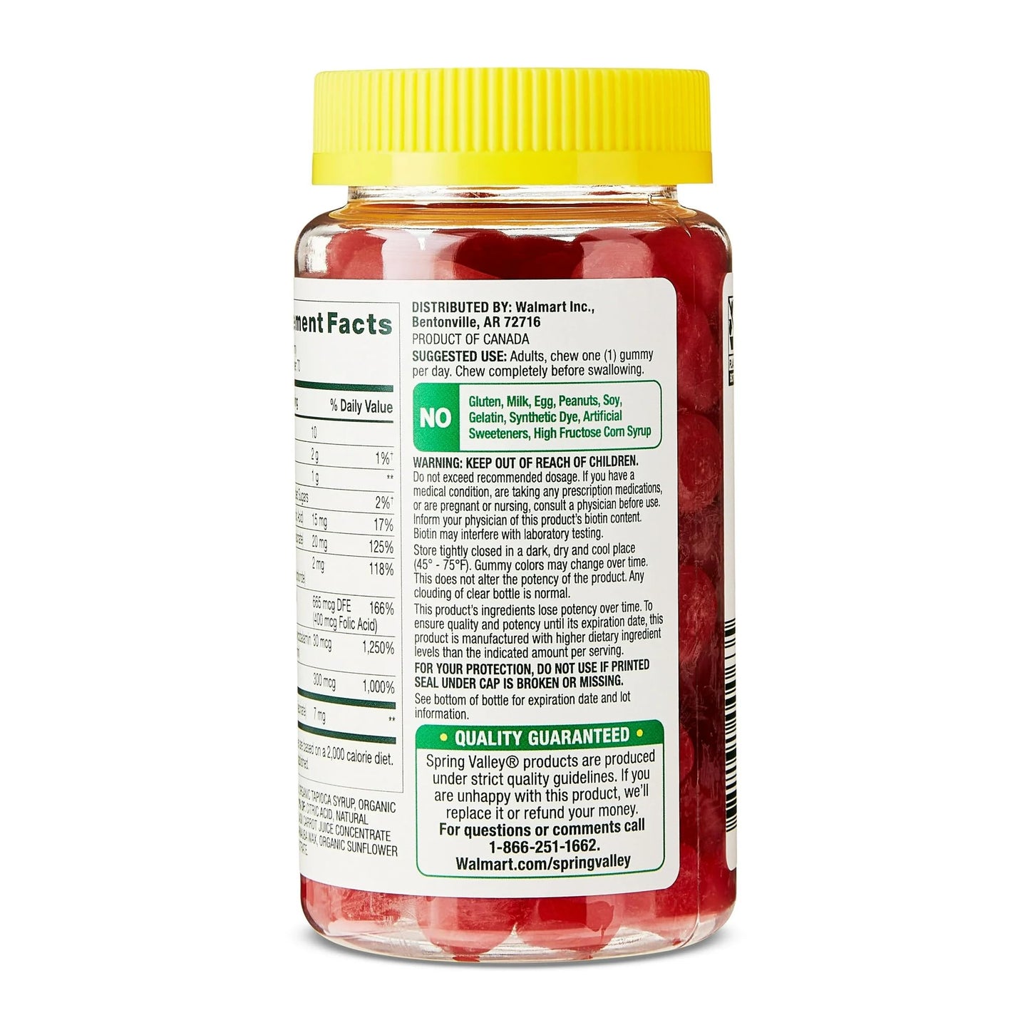 SUREFECT B Complex Vitamin Gummies, 70 Count