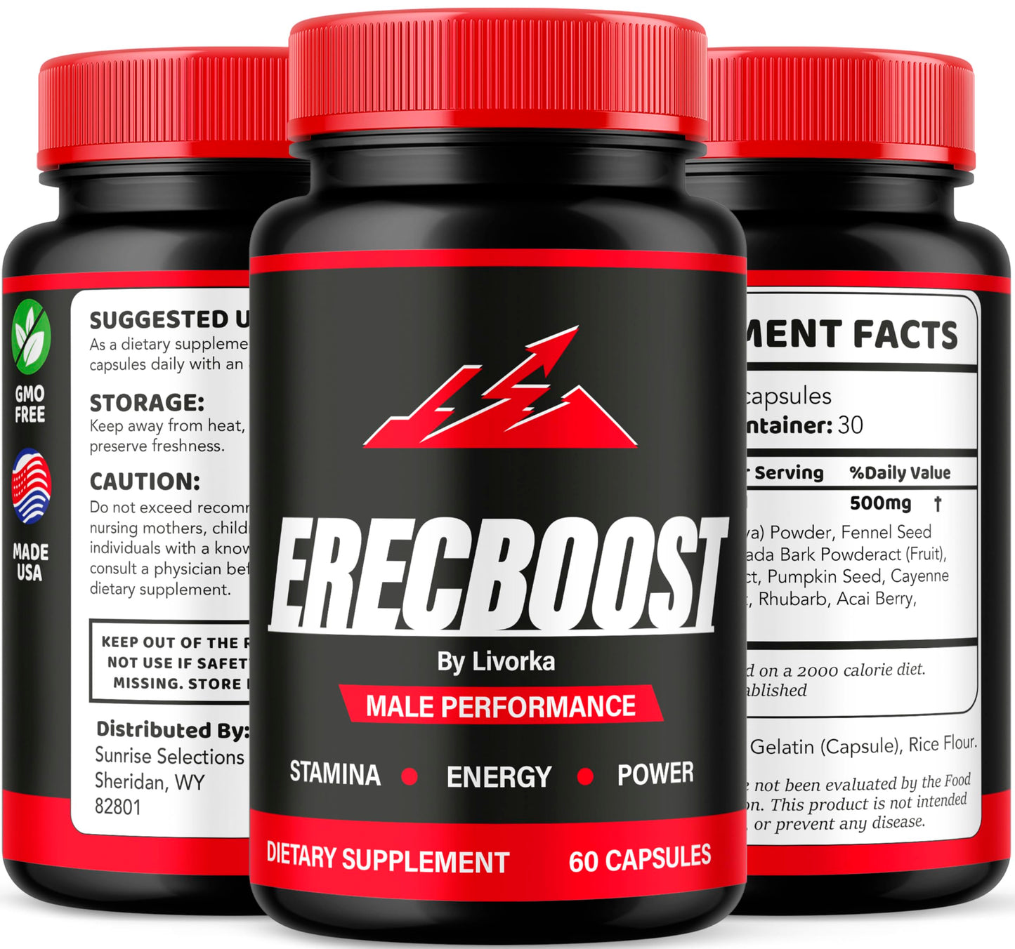 LIVORKA Erecboost Capsules, 300 Capsules