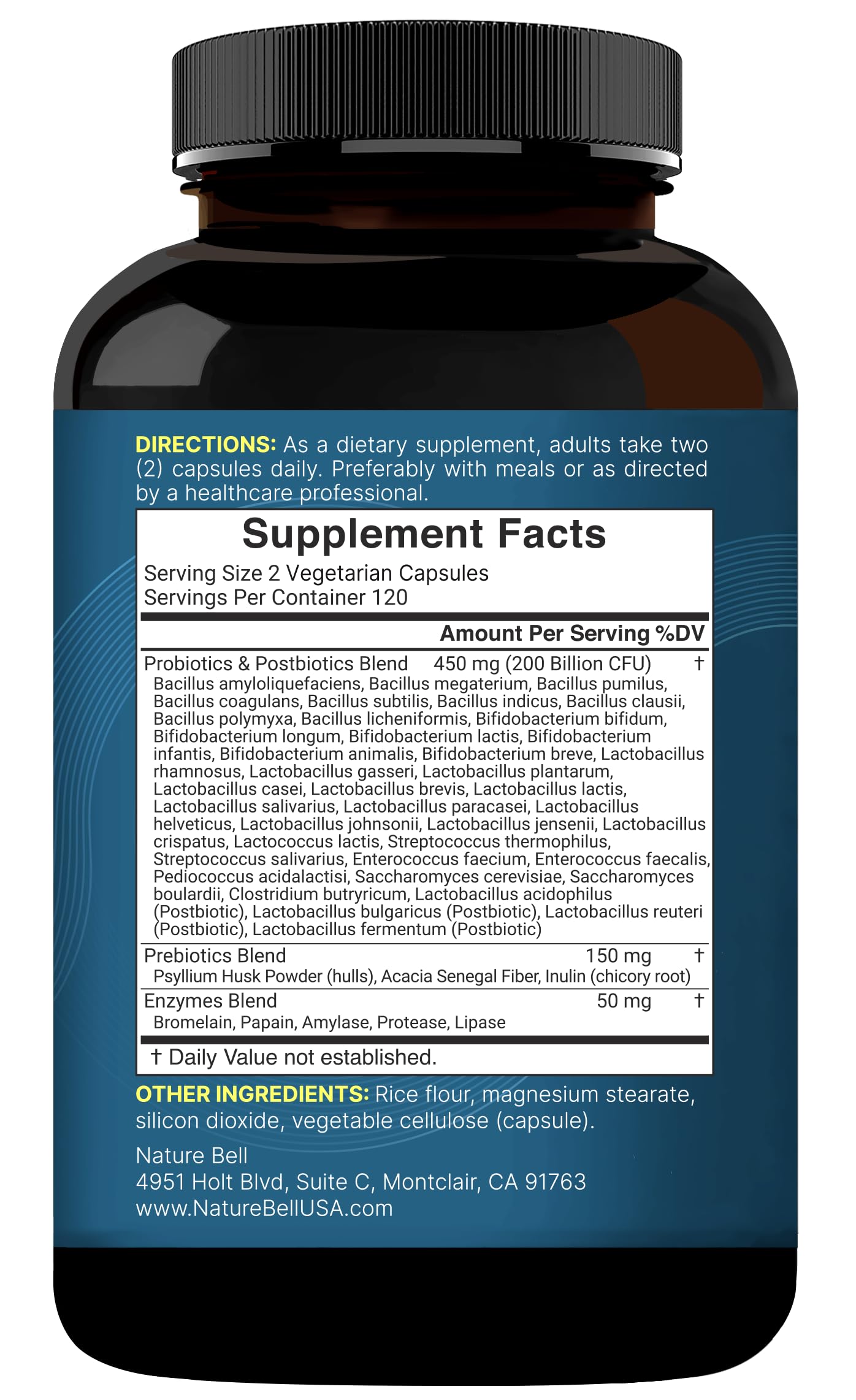 NatureBell Probiotics 240 Capsules