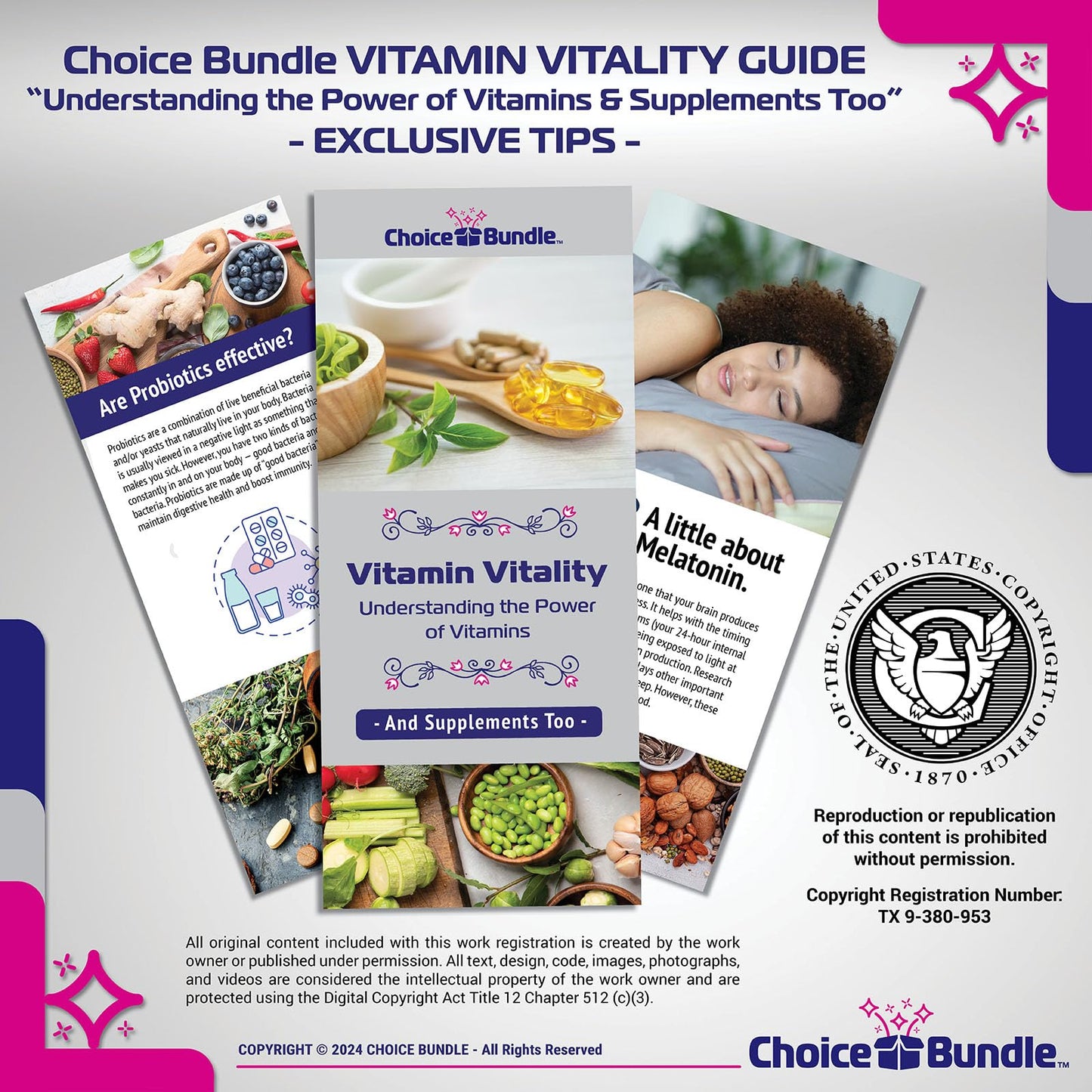 Choice Bundle Vitamin B12 Fast Dissolve Tablets Extra Strength Metabolism Support 5000 mcg 45 Count