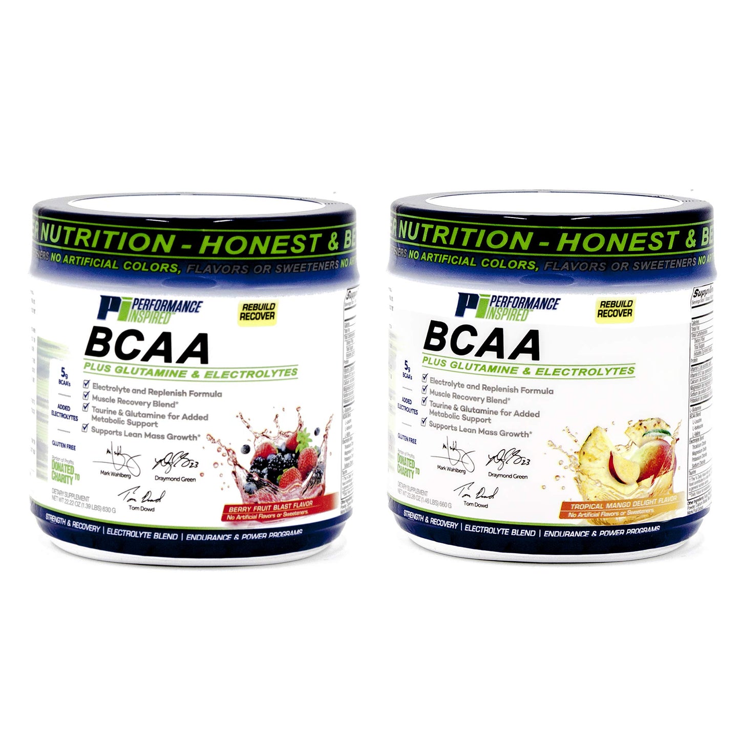 Performance Inspired BCAA Powder Berry Fruit Blast 22.24 oz