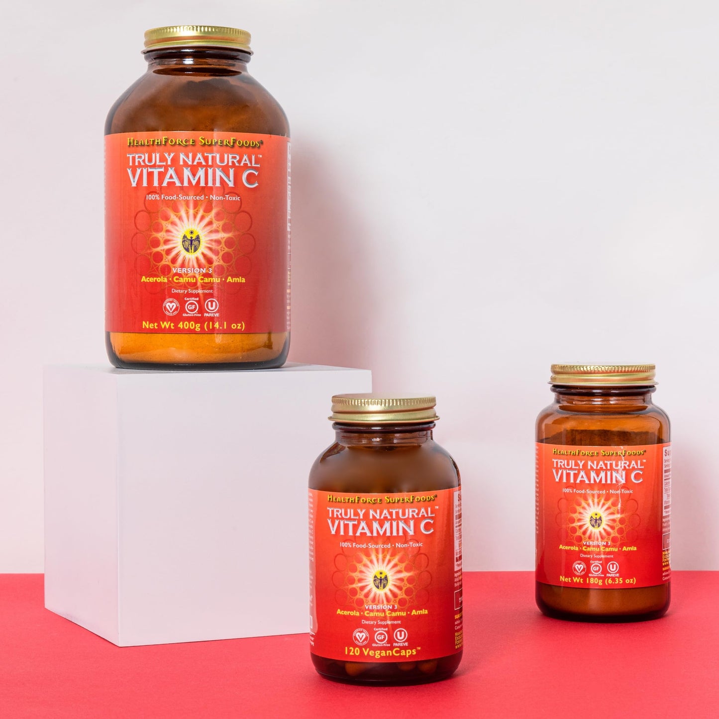 HEALTHFORCE SUPERFOODS Truly Natural Vitamin C Capsules 240 Capsules