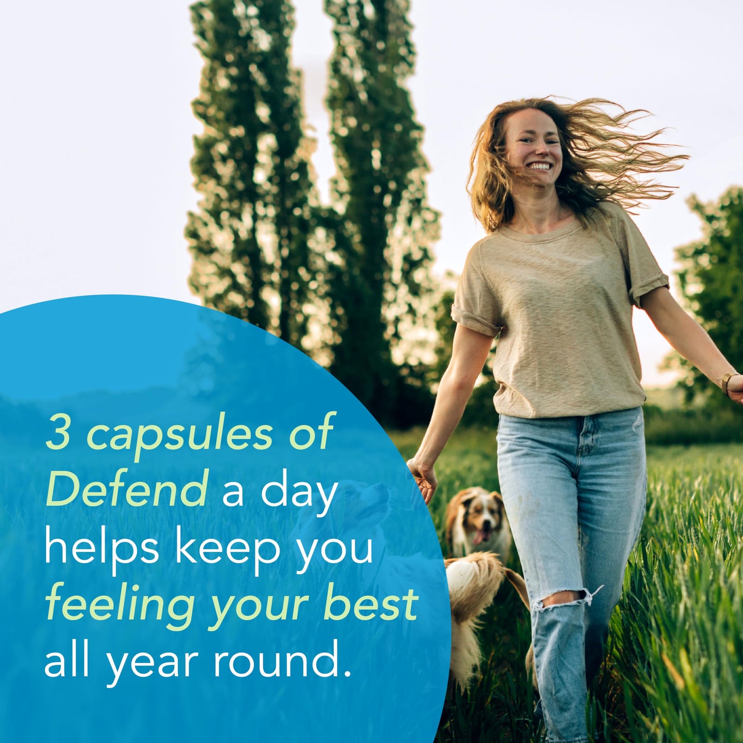 New Earth Defend Immune Support Mushroom Supplement Capsules, 90