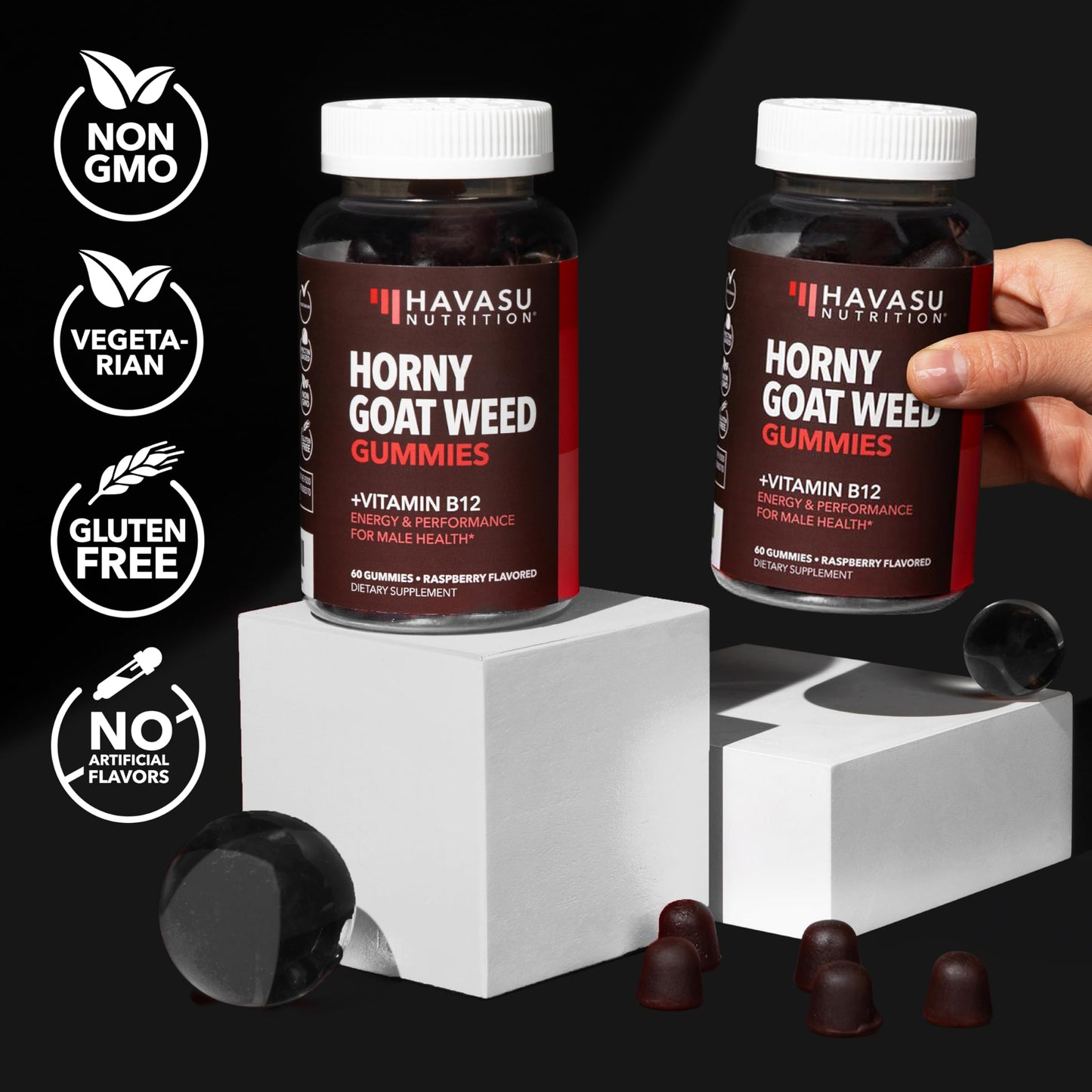 HAVASU NUTRITION Horny Goat Weed Gummies 60 Count