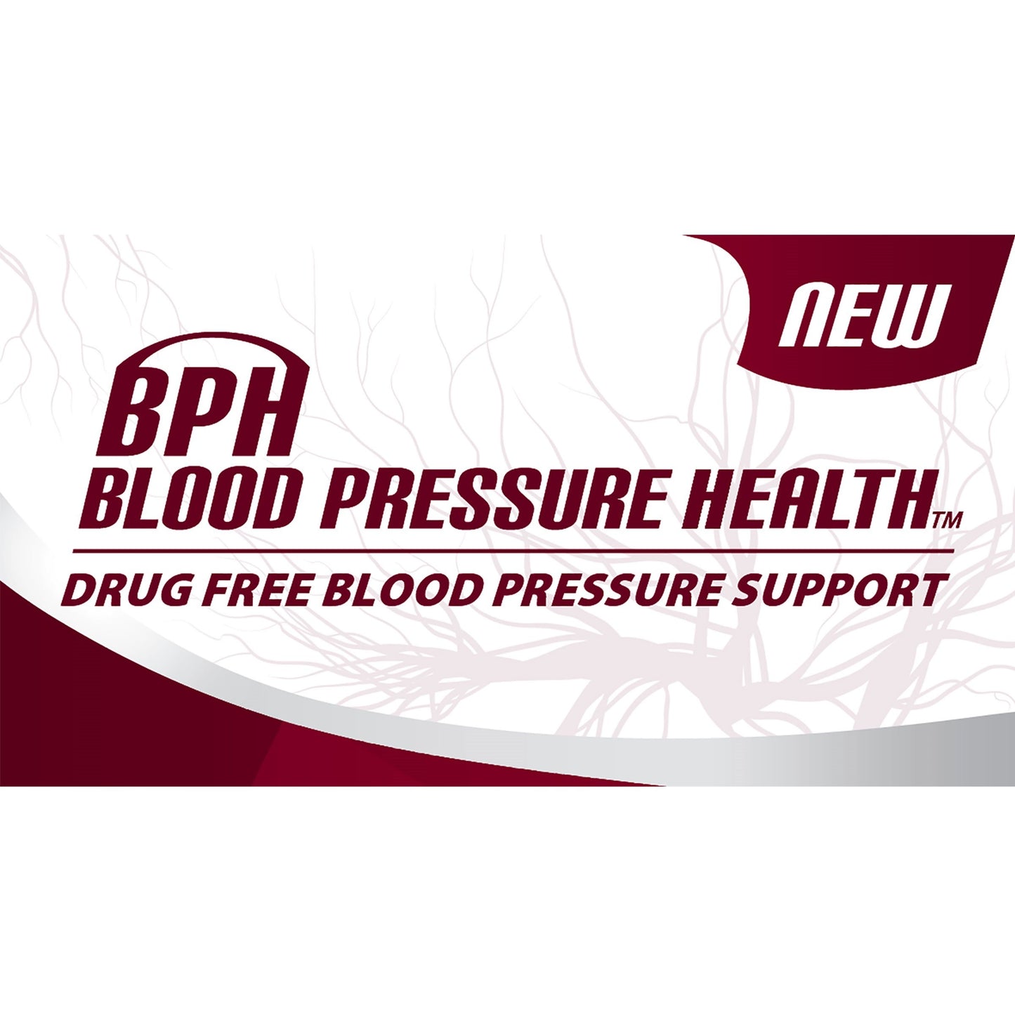 BPH Blood Pressure Health Maintenance Dietary Supplement Caplets Beetroot, 60 Count