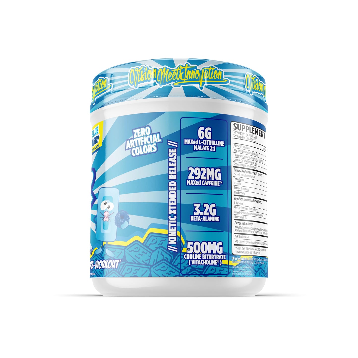 VMI Sports KXR Stacked Essential Pre Workout Powder 18.1