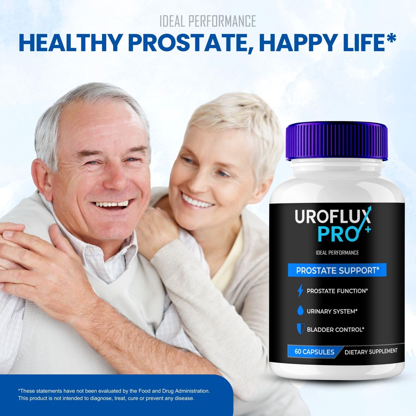 IDEAL PERFORMANCE Uroflux Pro for Men Capsules, 120 Count