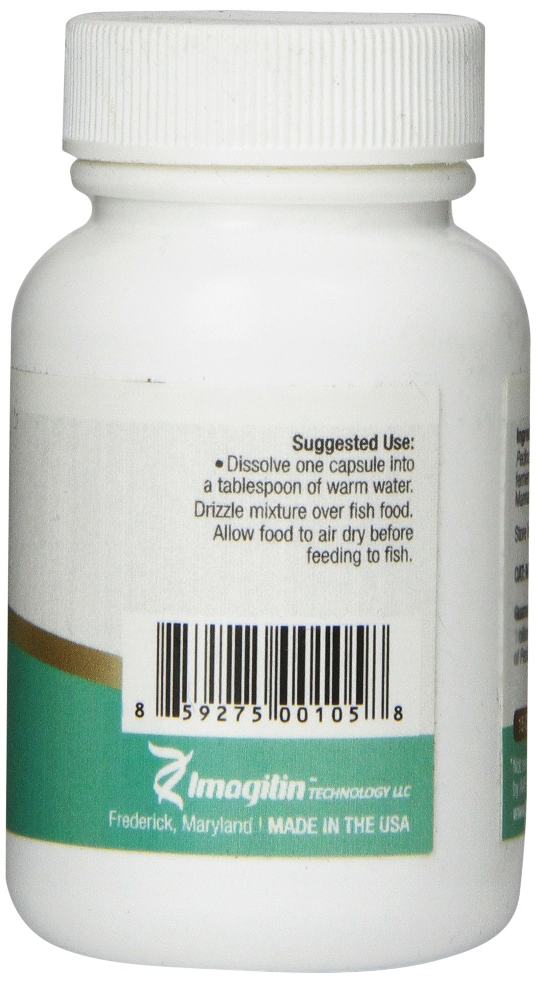 MitoMax MitoFish Premium Pediococcus Based Probiotics and Prebiotics for Fish Capsules 15 Count