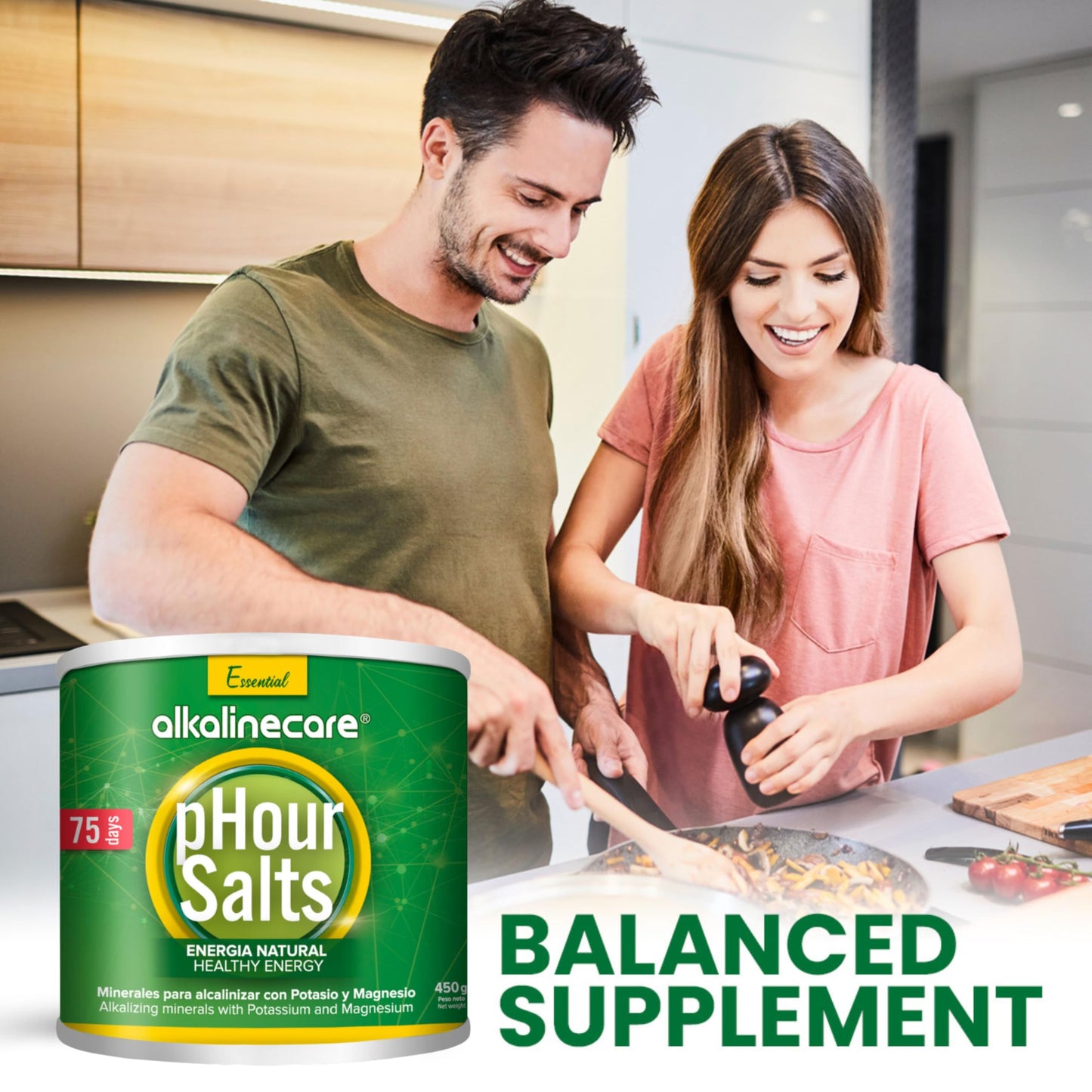 Premium Alkalinecare PHOUR Salts Powder, 15.87 Ounce