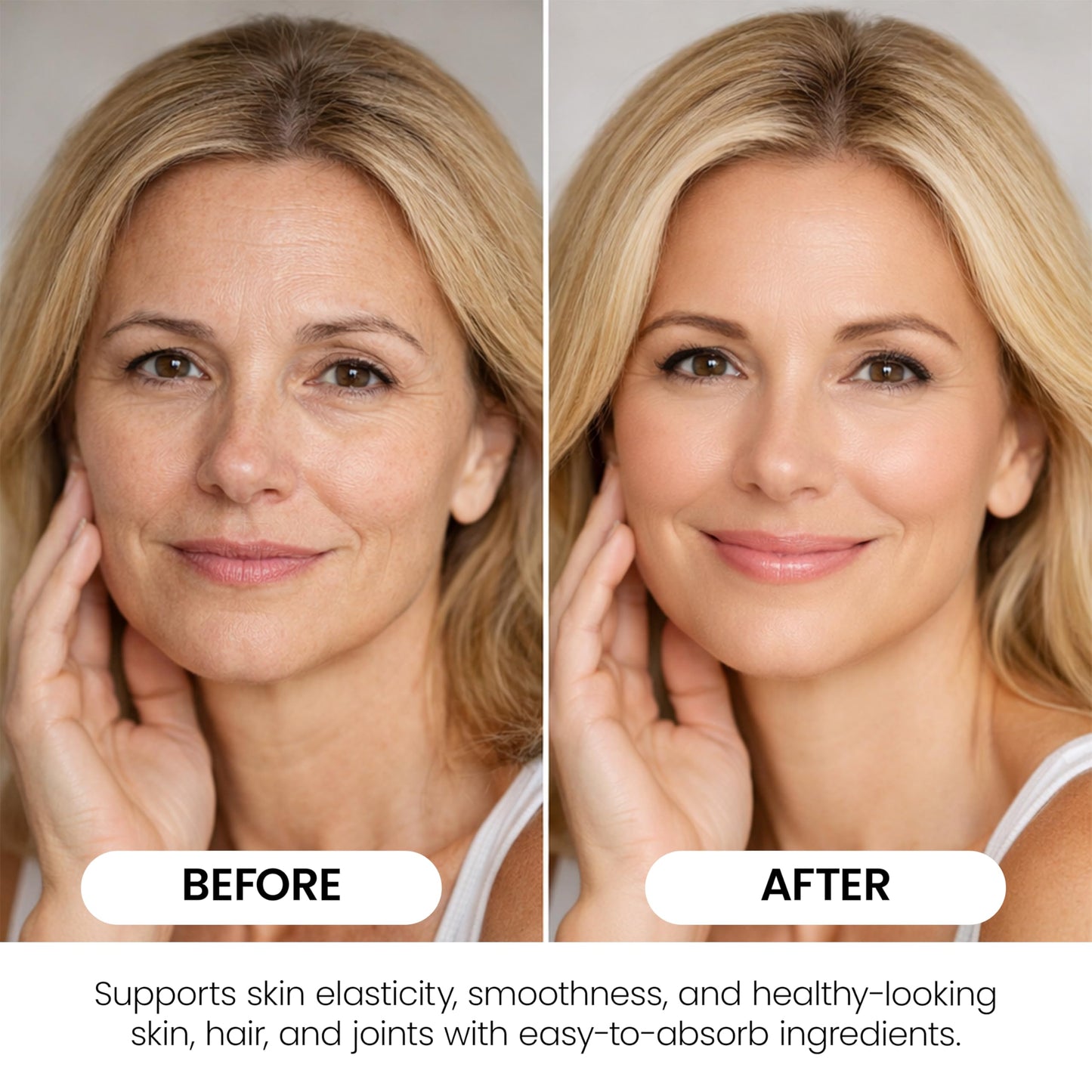 Elixir by Cocó March Silk Face Collagen Lumé Powder with Hyaluronic Acid & Glutathione – Collagen Peptides 20g Protein Powder for Women – Supports Skin Care, Hydration, Elasticity & Radiance - 12.35 Ounce