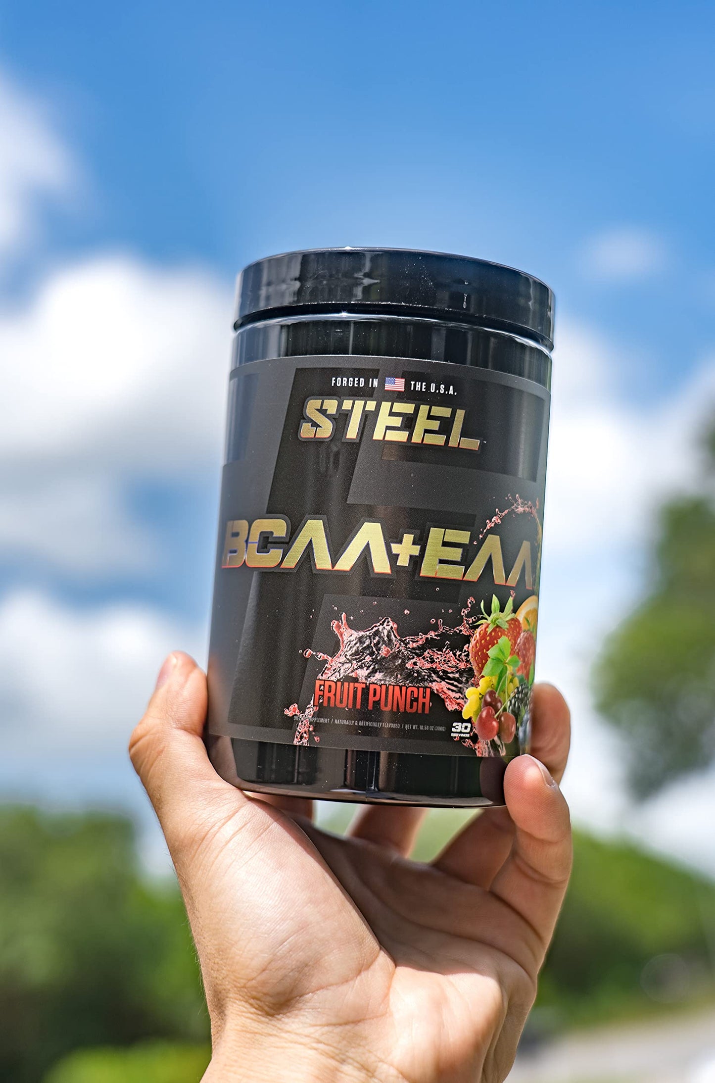 Steel Supplements High Performance BCAA EAA Powder 16