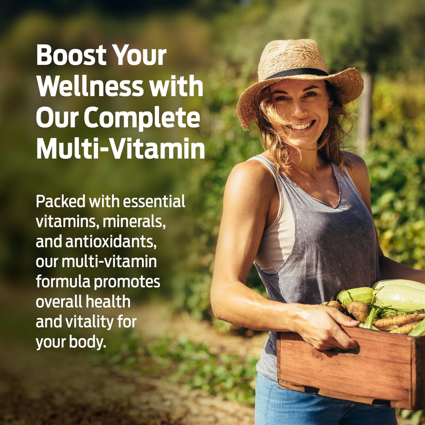ForestLeaf Daily Vitamin Multivitamin for Women Capsules, 60 Count