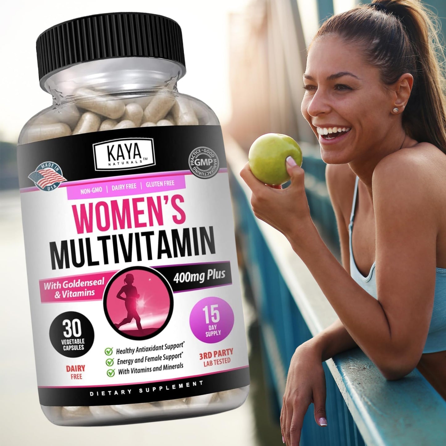 Kaya Naturals Women's Multivitamin Capsule, 30 Count