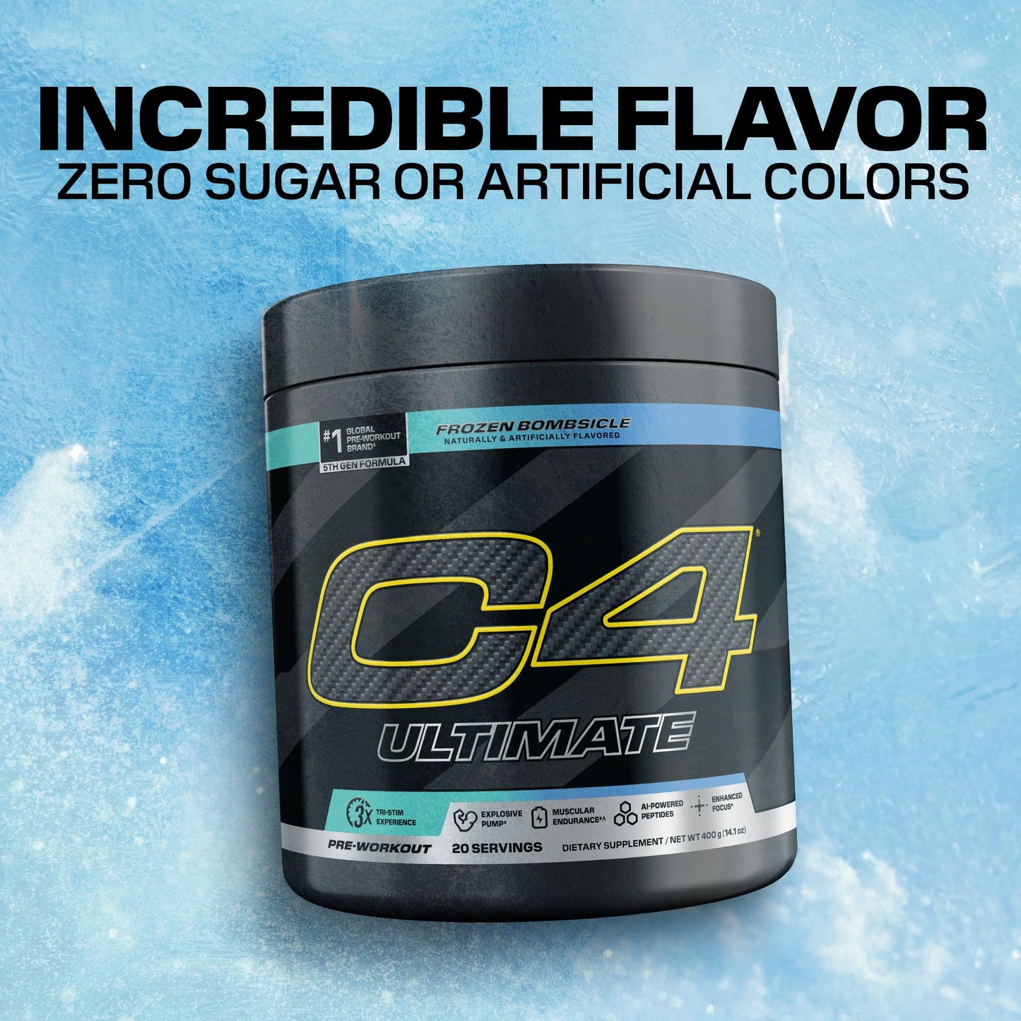C4 Ultimate Pre Workout Powder 14.1 Ounces