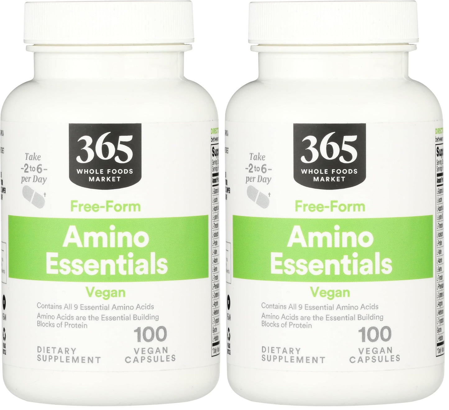 365 by Whole Foods Market Amino Essentials Tablets 200 Count