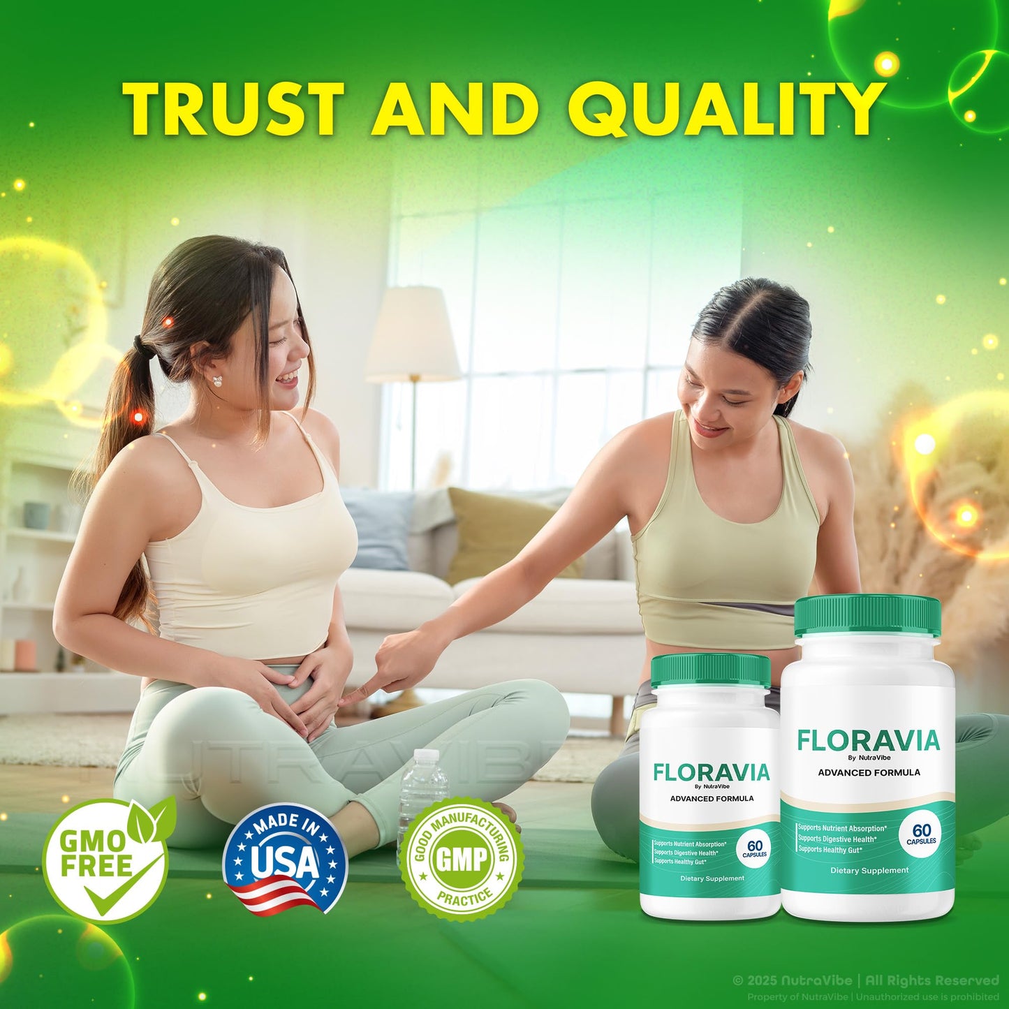 NutraVibe Floravia Capsules 60 Capsules