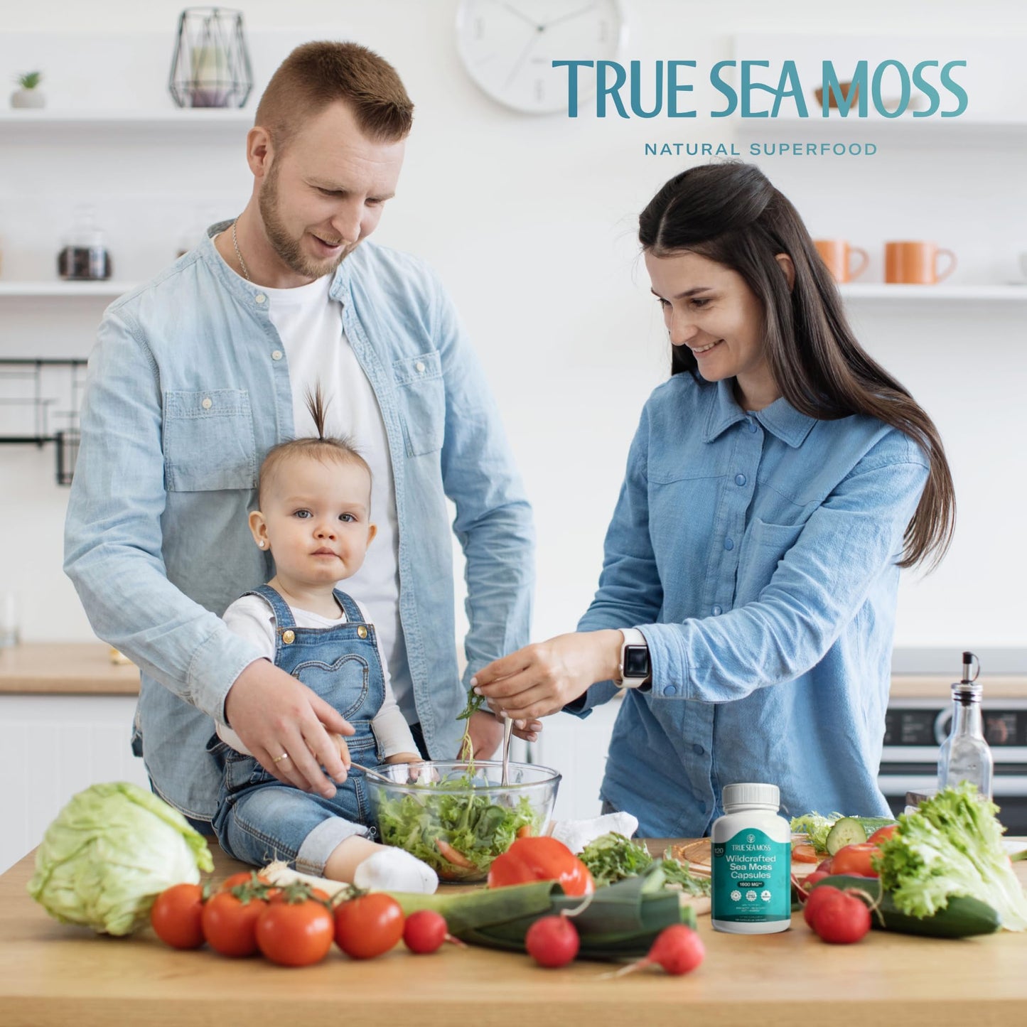 TrueSeaMoss Irish Sea Moss Capsules 120 Capsules