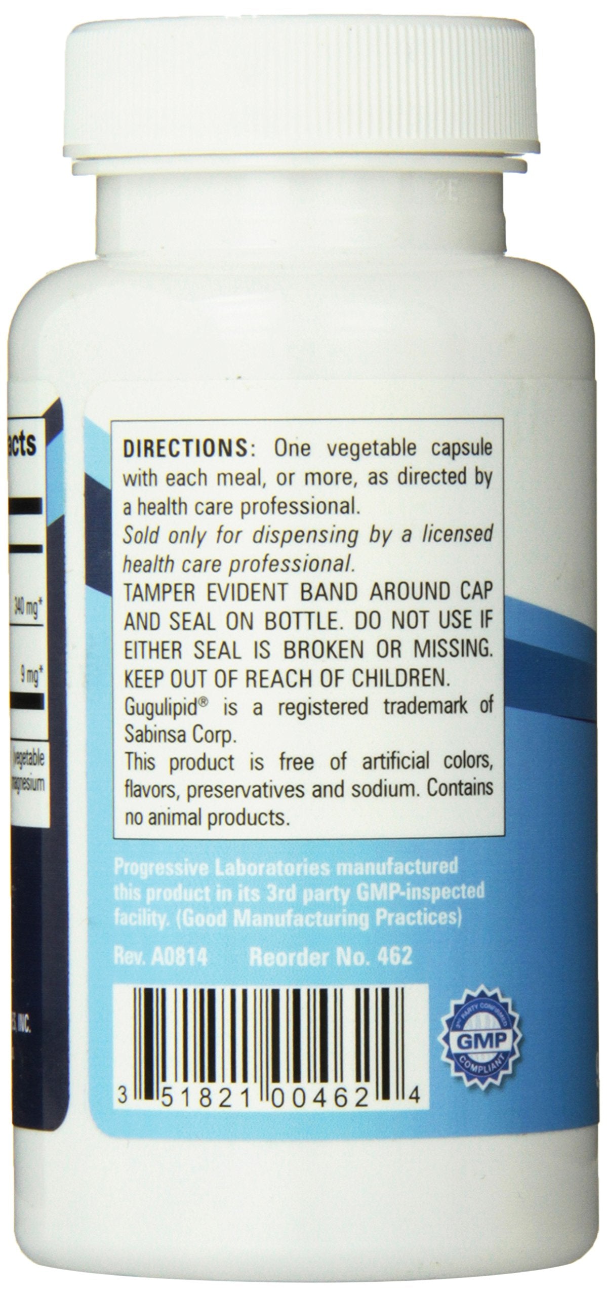 Progressive Laboratories Gugulipid Capsule 90 Count