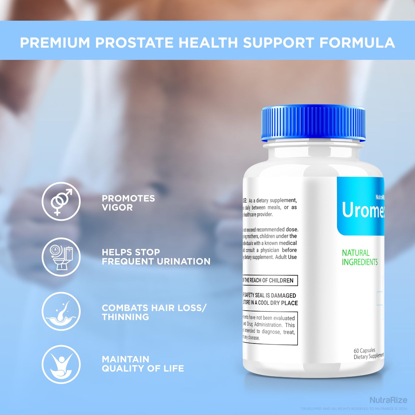 NutraRize Uromexil Capsules 120 Capsules