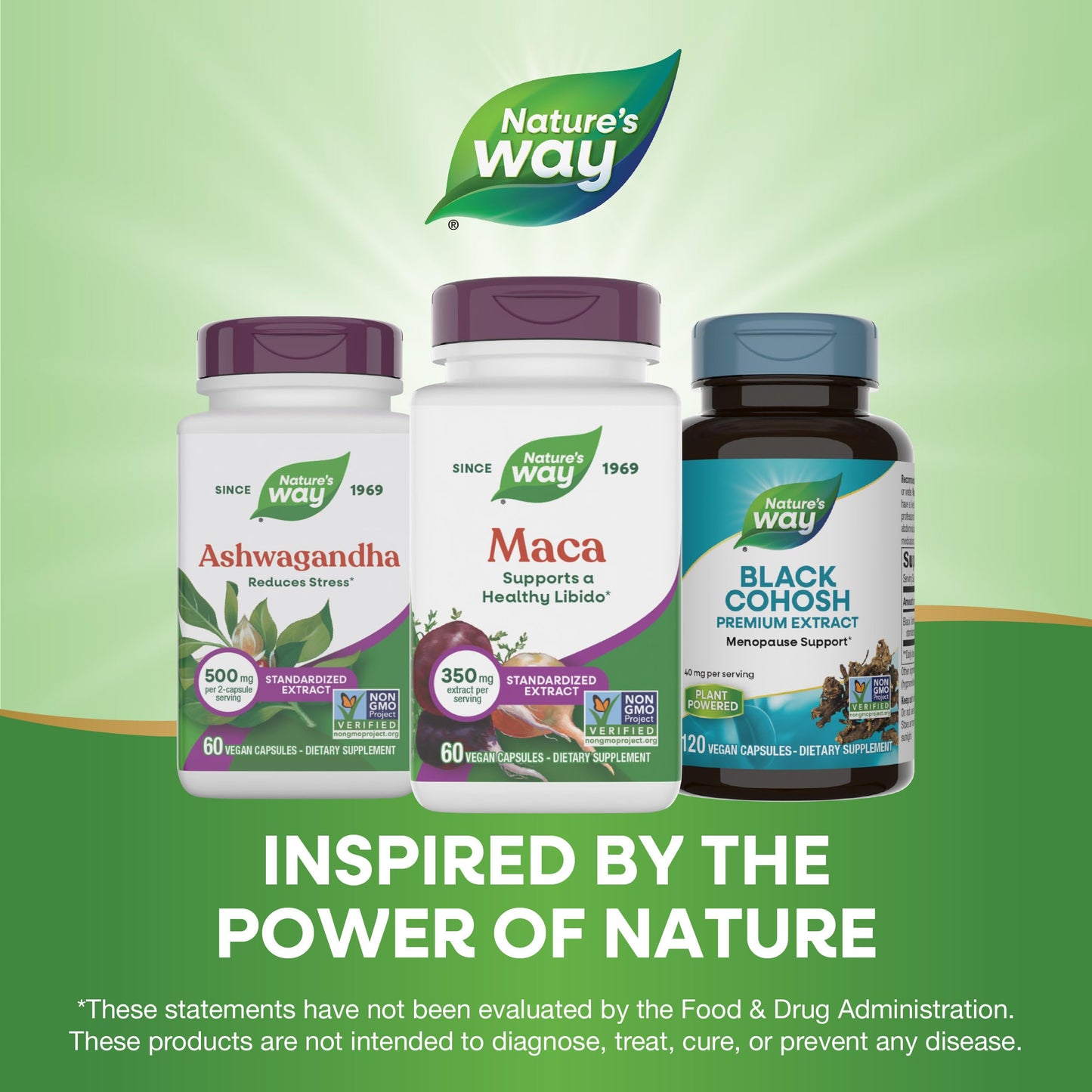 Nature's Way Maca Standardized Extract Capsules, 60