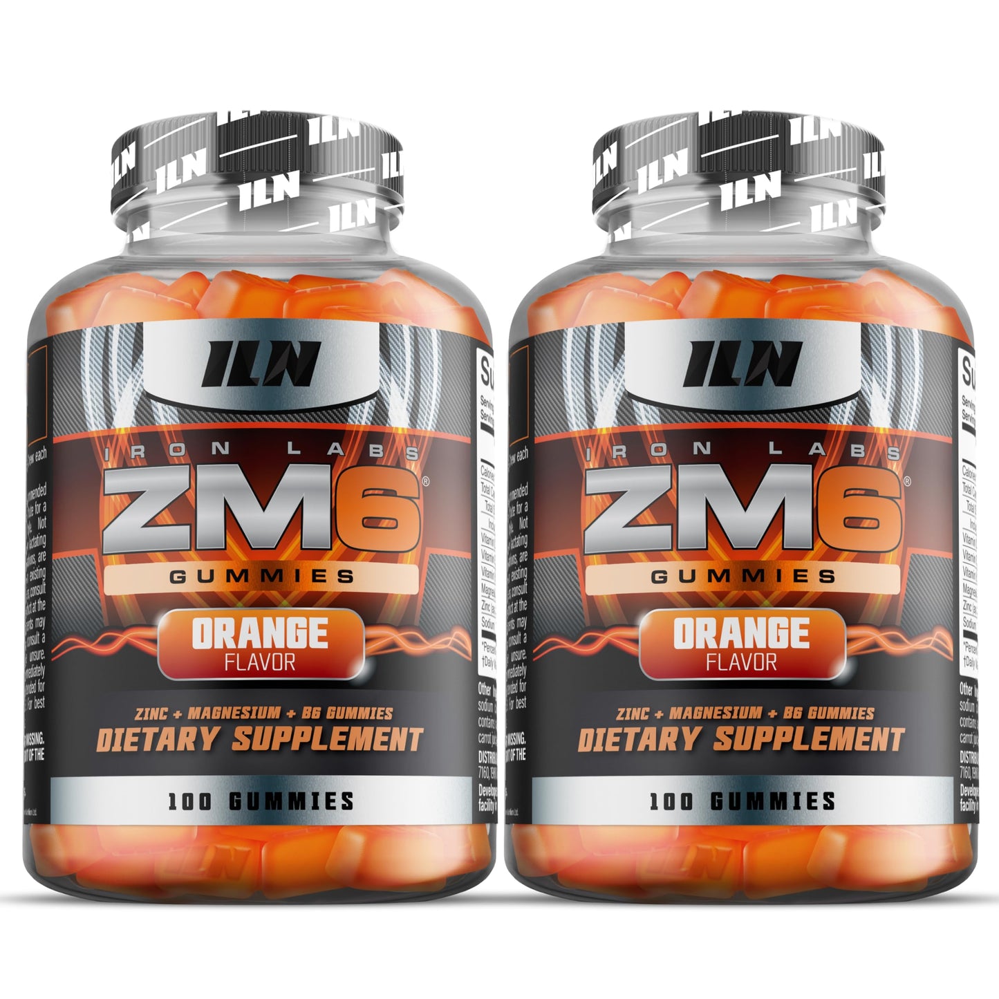 Iron Labs Nutrition ZM6 Zinc Magnesium Gummies Gummy 200 Count