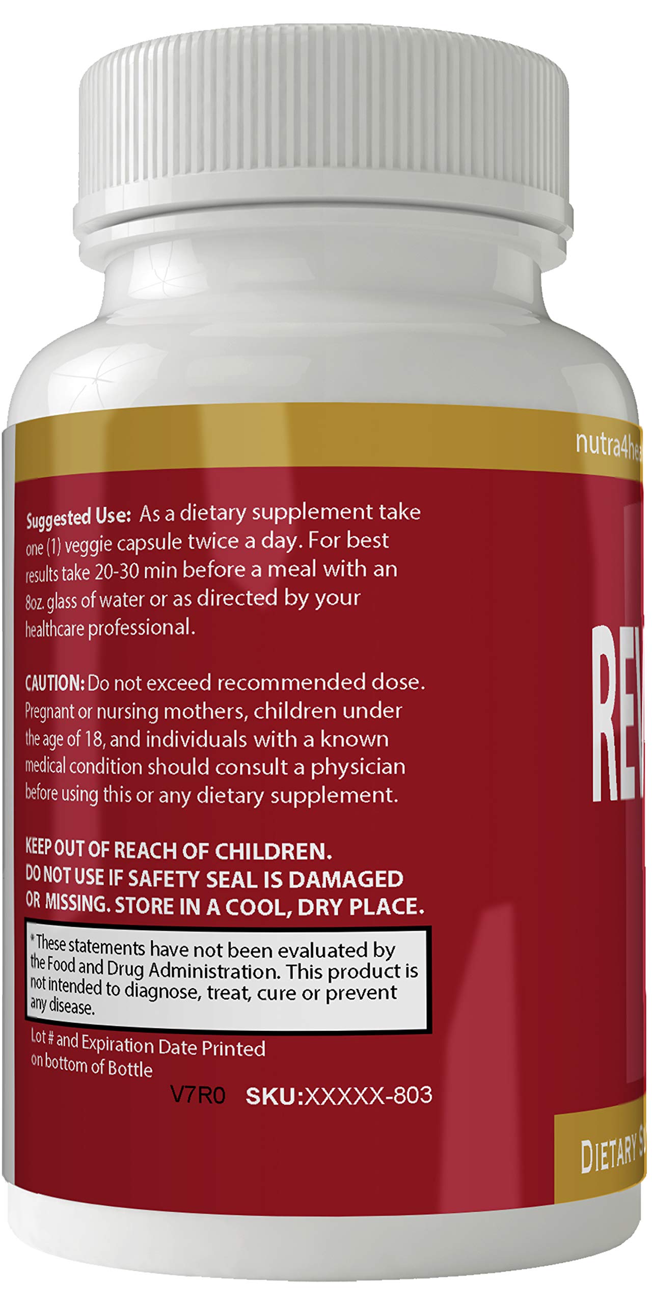 nutra4health Reversirol Supplement 60 Capsules